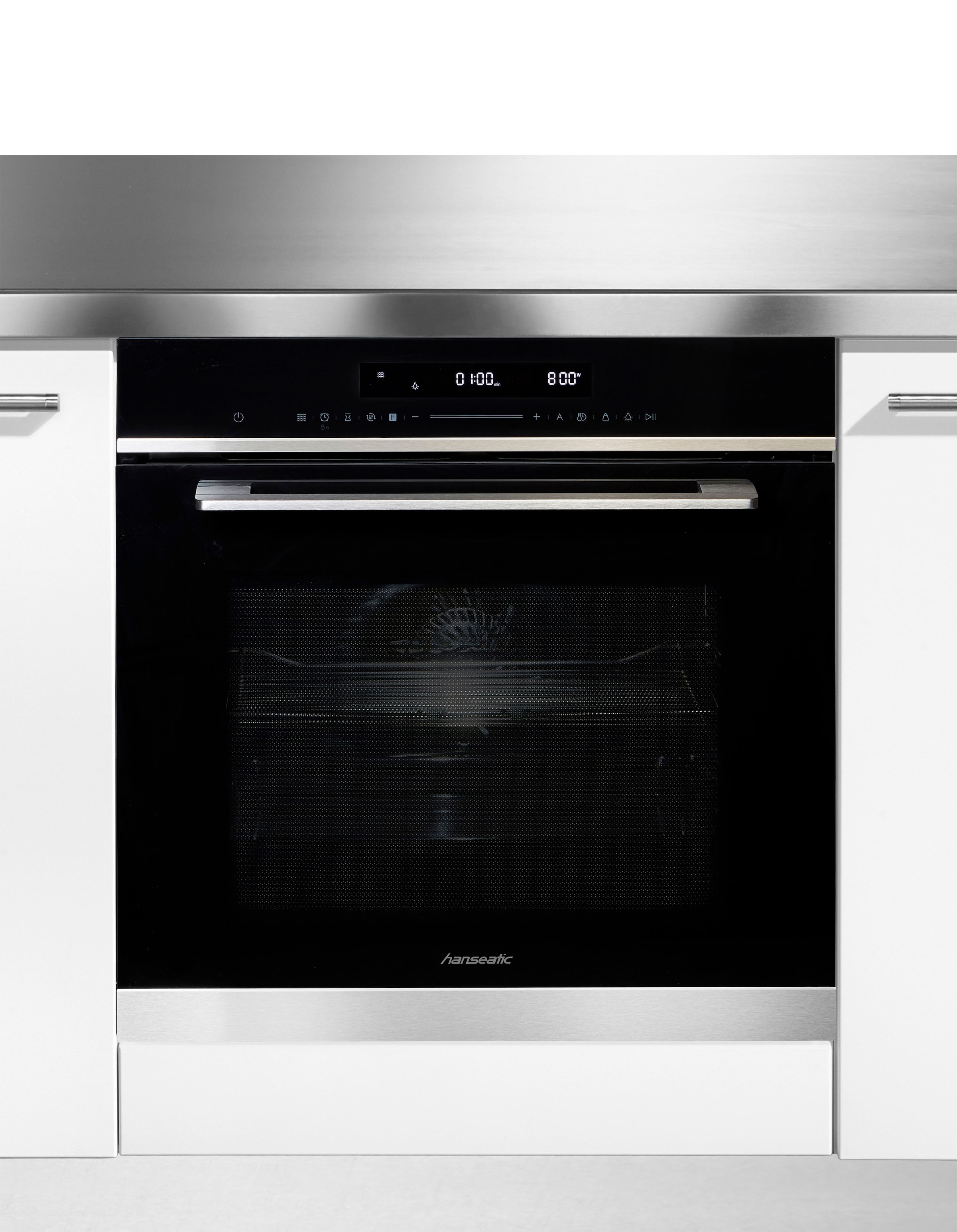 Hanseatic Backofen mit Mikrowelle  »7NF30T0-E111E«, Praktische Mikrowellen-Funktion: Für schnelles Aufwärmen
