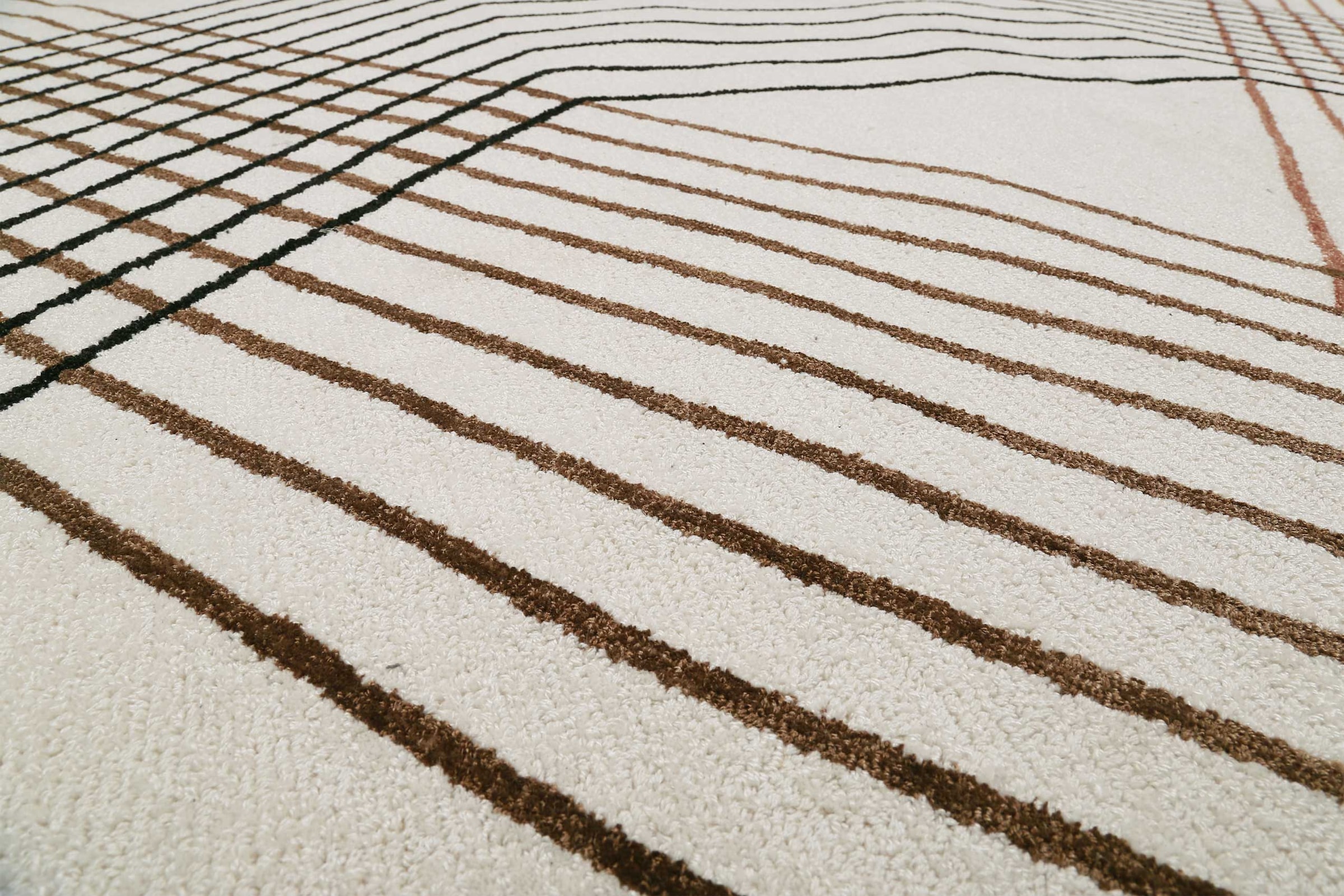 Esprit Teppich »Bass  ESP-39865«, rechteckig, 8 mm Höhe, modern, nachhaltig, handgetuftet, Linien Muster, Wohn-, Schlafzimmer