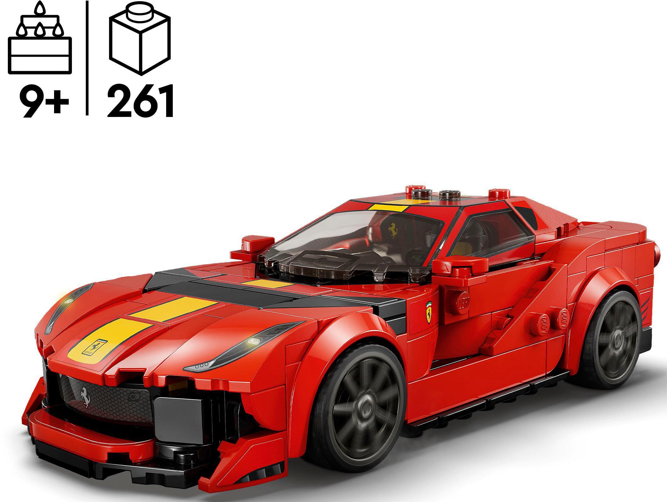 LEGO® Konstruktionsspielsteine »Ferrari 812 Competizione (76914), LEGO®Speed Champions«, (261 St.)