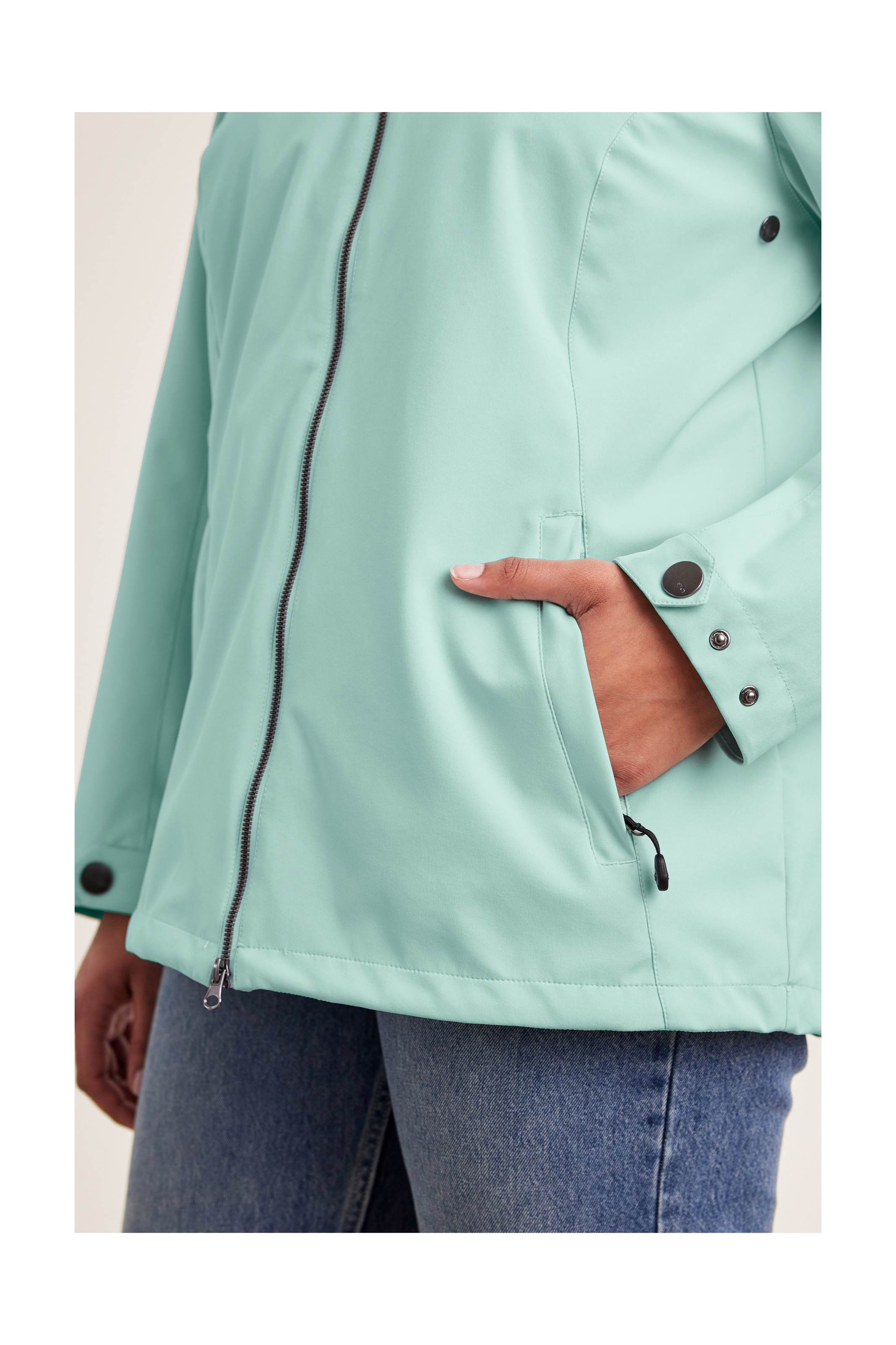 STOY Softshelljacke »STS 1 WMN SFTSHLL JCKT« Damen Softshelljacke: wasserabweisend, winddicht, atmungsaktiv