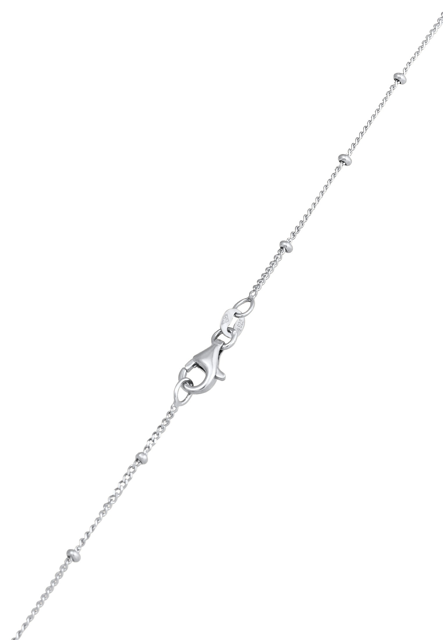 Elli Lange Kette »Halskette Münze Ornament Vintage 925 Silber«
