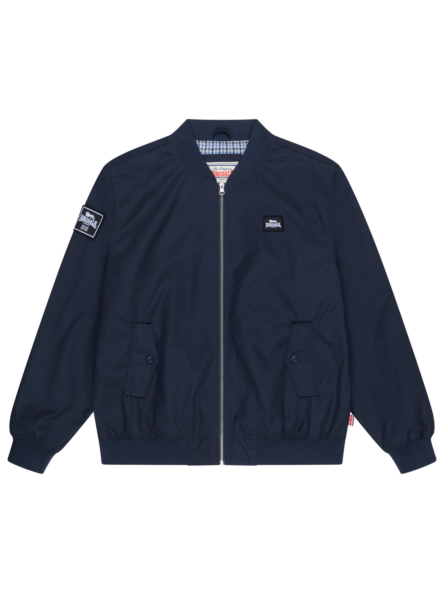 Lonsdale Collegejacke »LEYTONSTONE« mit Reißverschluss, aus Baumwolle und Polyester, normale Passform