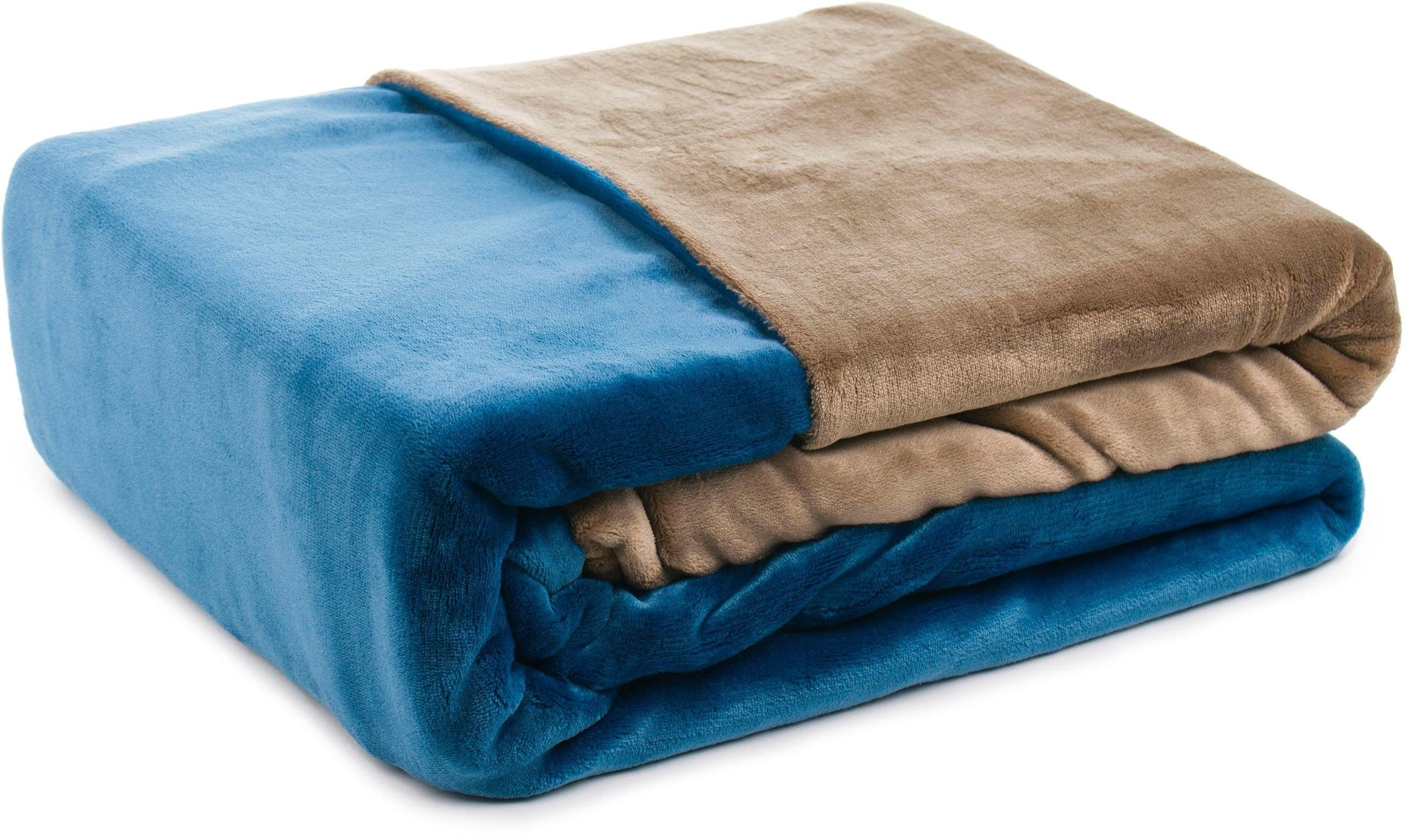 Gözze Wendebettwäsche »Superflausch in Gr. 135x200 oder 155x220 cm« 2 Stk. tlg. Fleece kuschelig warm im Winter, Bettwäsche mit Wendeoptik