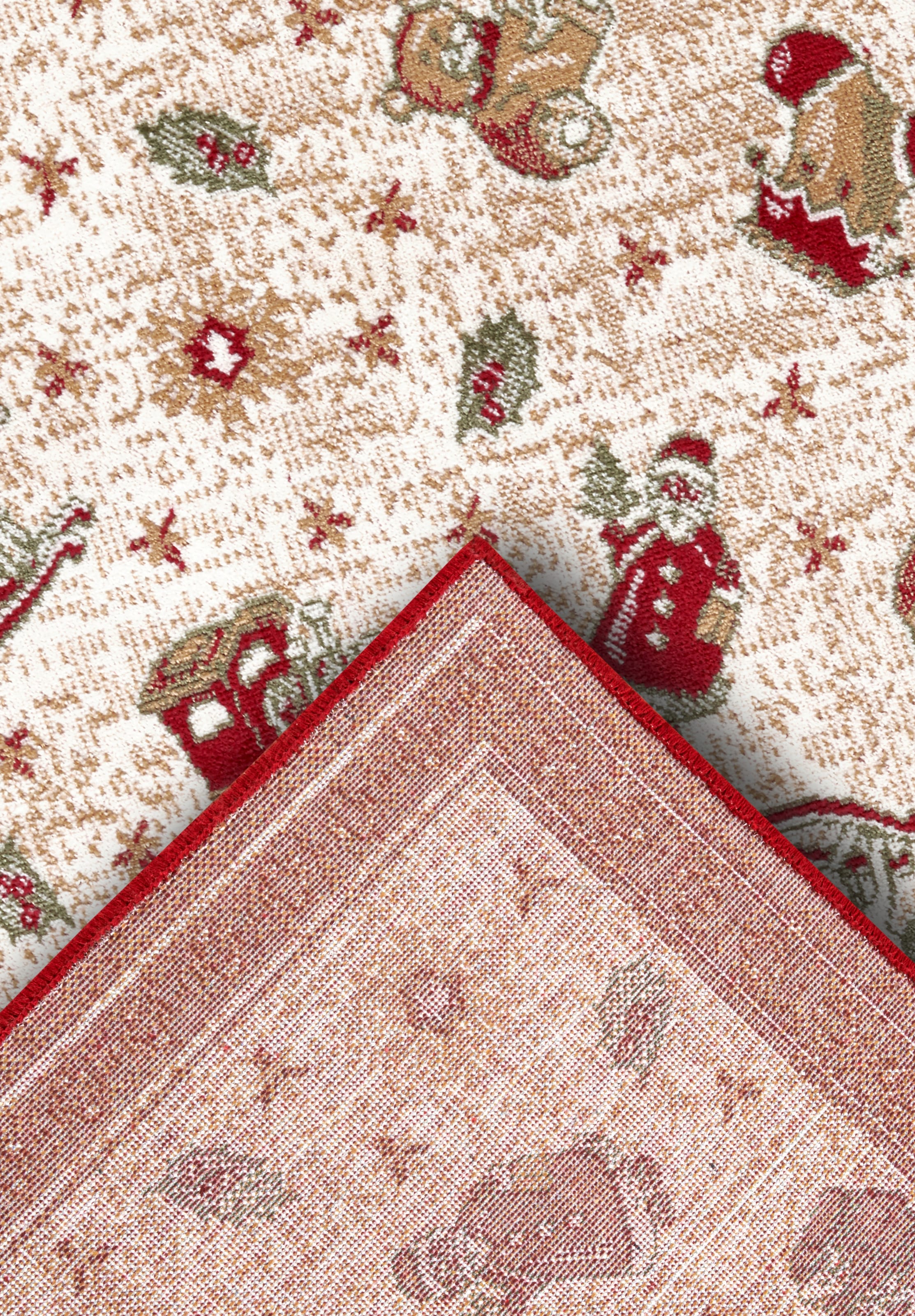 Villeroy & Boch Teppich »Nostalgic Shine Toy's Delight, eckig, rund und Läufer« rechteckig 6 mm Höhe Weihnachten, Wohnzimmer, Flur, Geschenk, Toys Delight, Dekoration