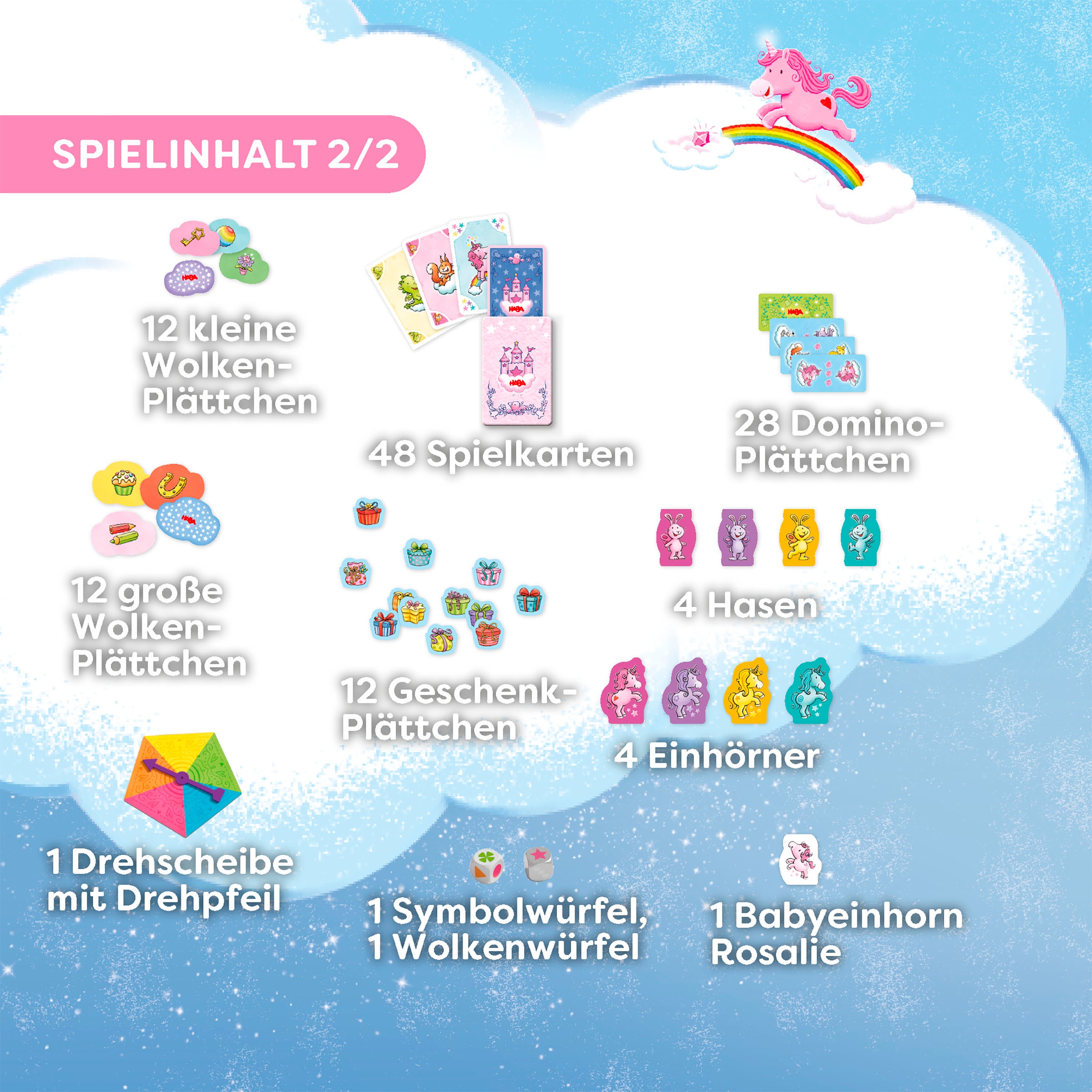 Haba Spielesammlung »Einhorn Glitzerglück Spielesammlung«