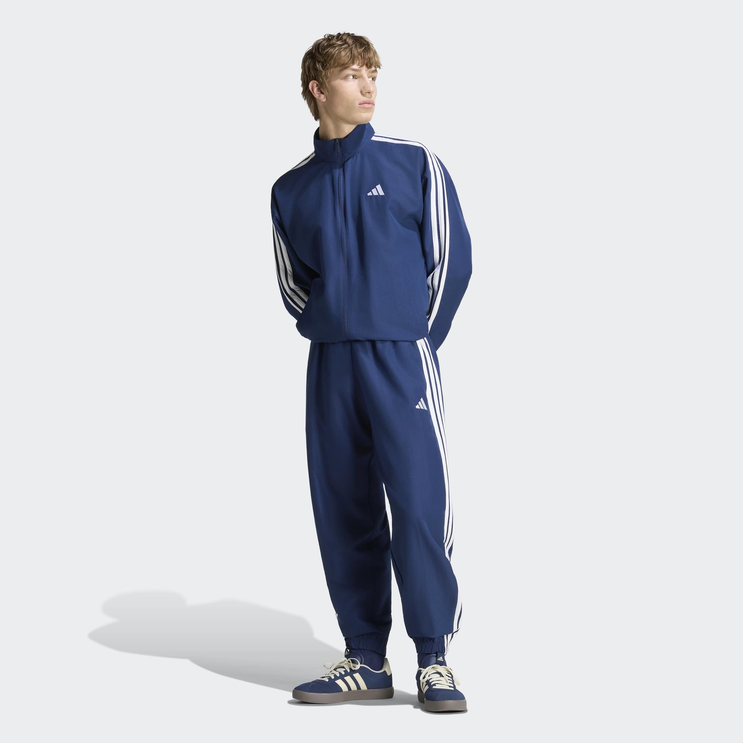 adidas Sportswear Trainingsanzug »M 3S WV TS« 2 zweiteiliger Trainingsanzug, sportlicher Stil, für Erwachsene
