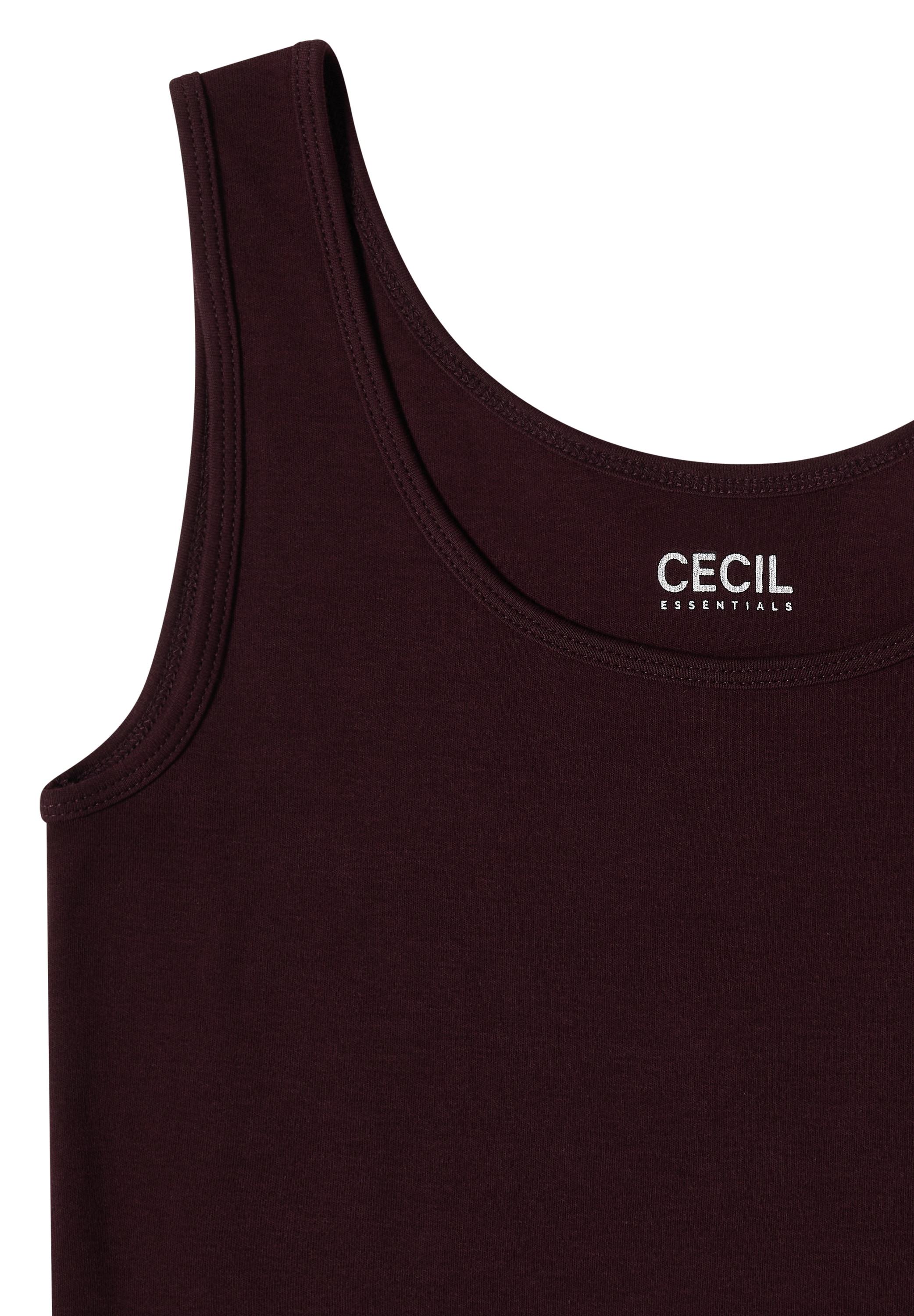 Cecil Shirttop »Style Linda« in Unifarbe