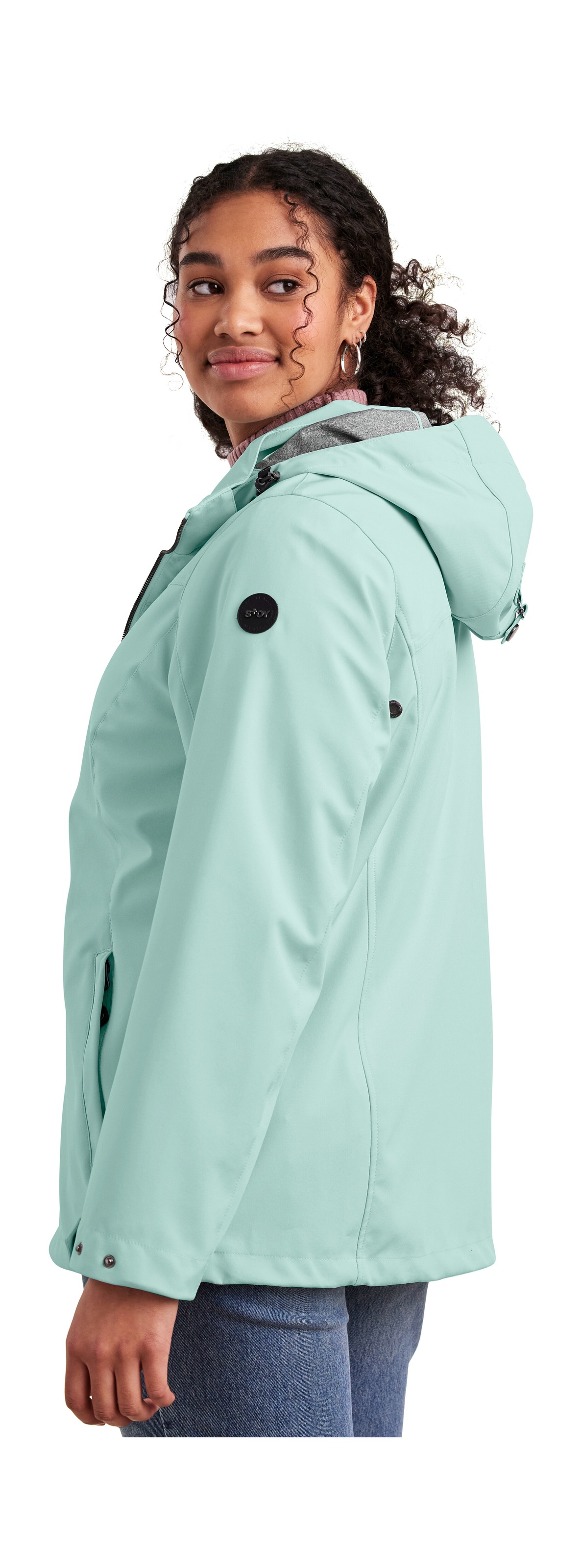 STOY Softshelljacke »STS 1 WMN SFTSHLL JCKT« Damen Softshelljacke: wasserabweisend, winddicht, atmungsaktiv