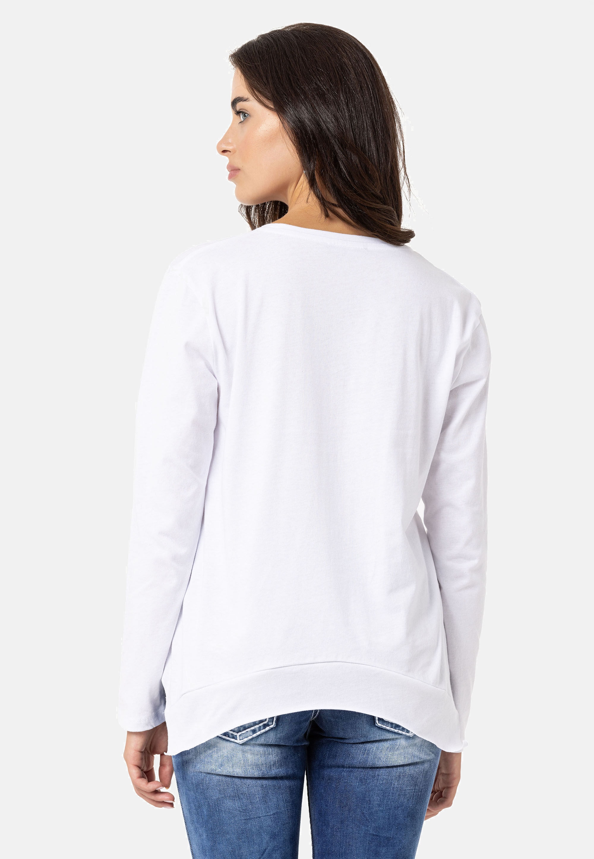 Cipo & Baxx Sweatshirt »Cipo & Baxx Sweatshirt WL354«, mit Rundhalsausschnitt
