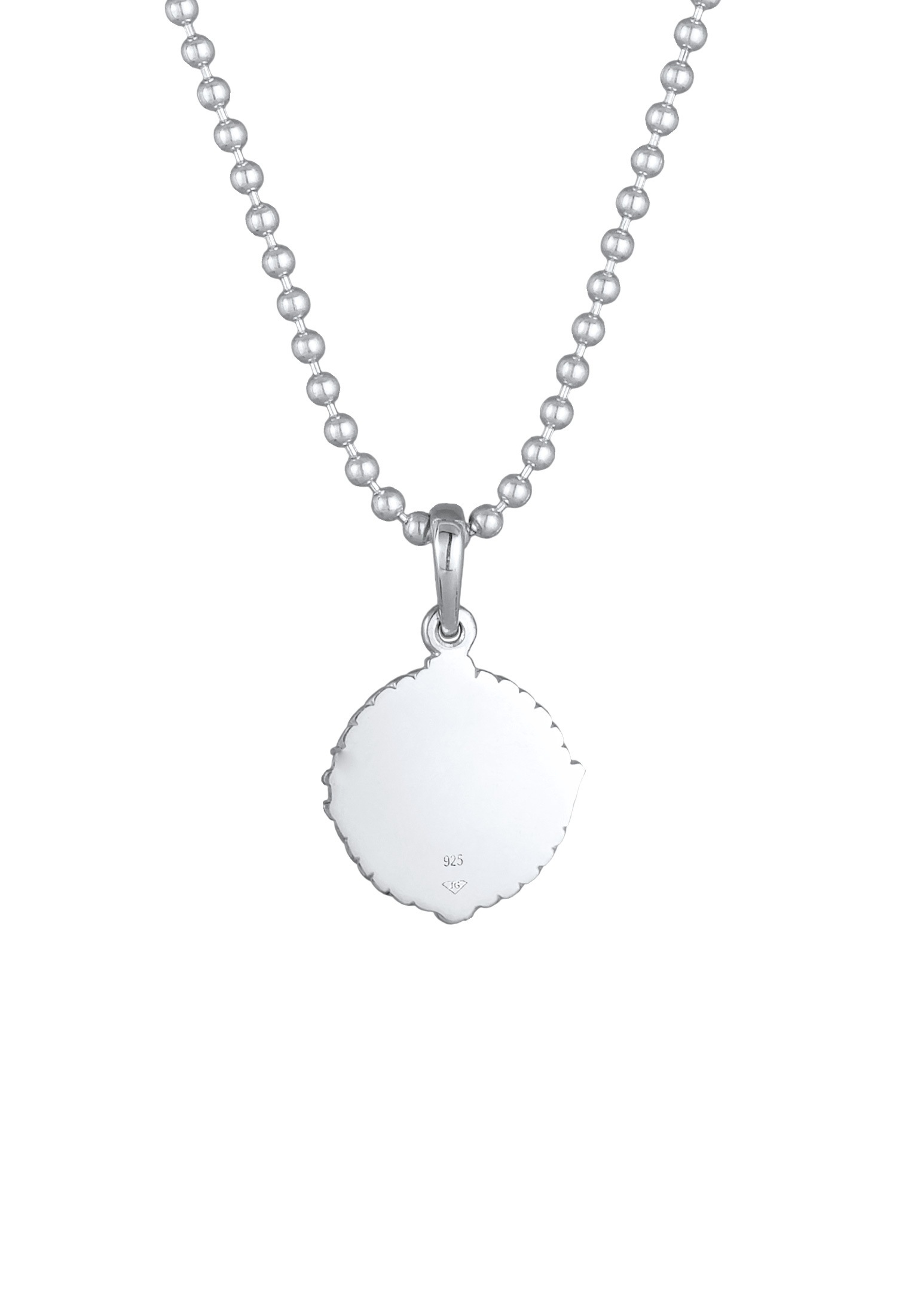 Kuzzoi Kette mit Anhänger »Halskette Windrose Kompass Kugelkette 925 Silber«