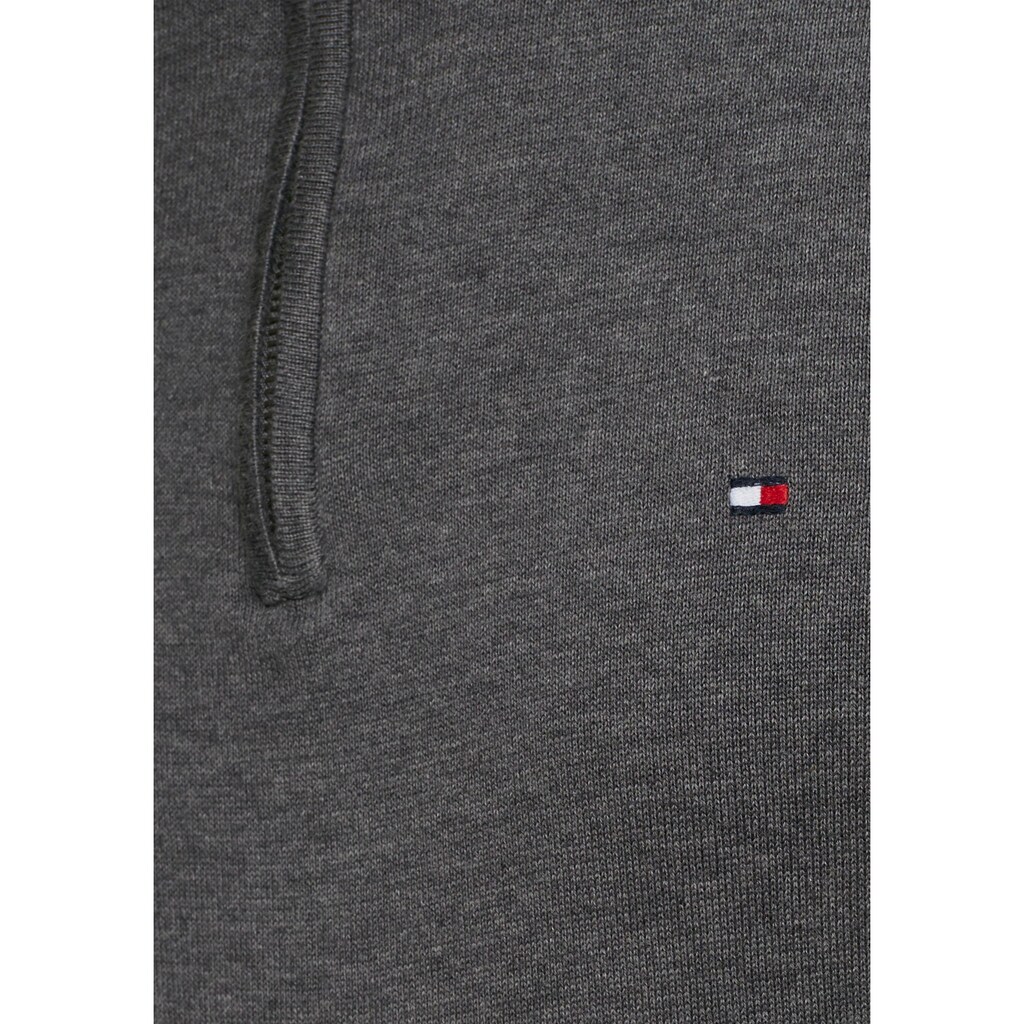 Tommy Hilfiger Troyer »COTTON SILK ZIP MOCK«