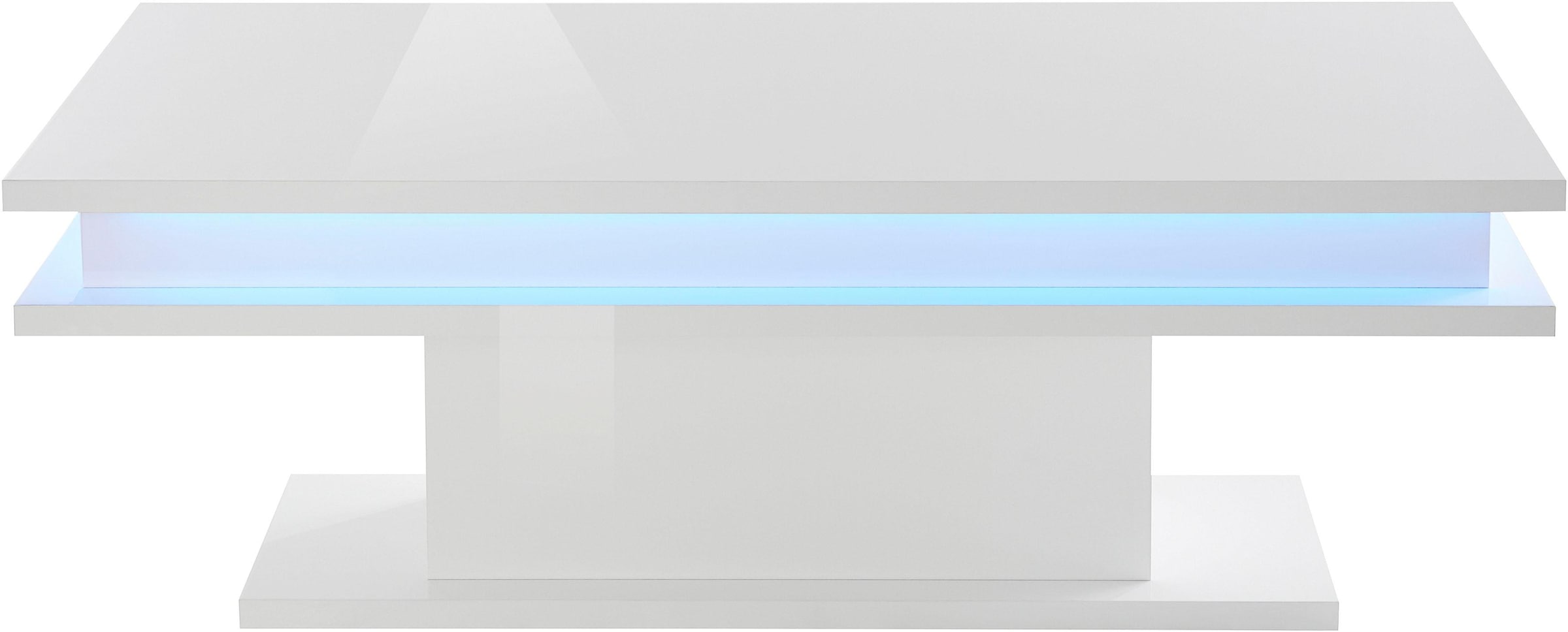 INOSIGN Couchtisch »LITTLE BIG- Kaffeetisch, Sofatisch, Wohnzimmertisch, Breite ca. 100 cm«, Made in Italy, wahlweise mit batteriebetriebener RGB-Beleuchtung