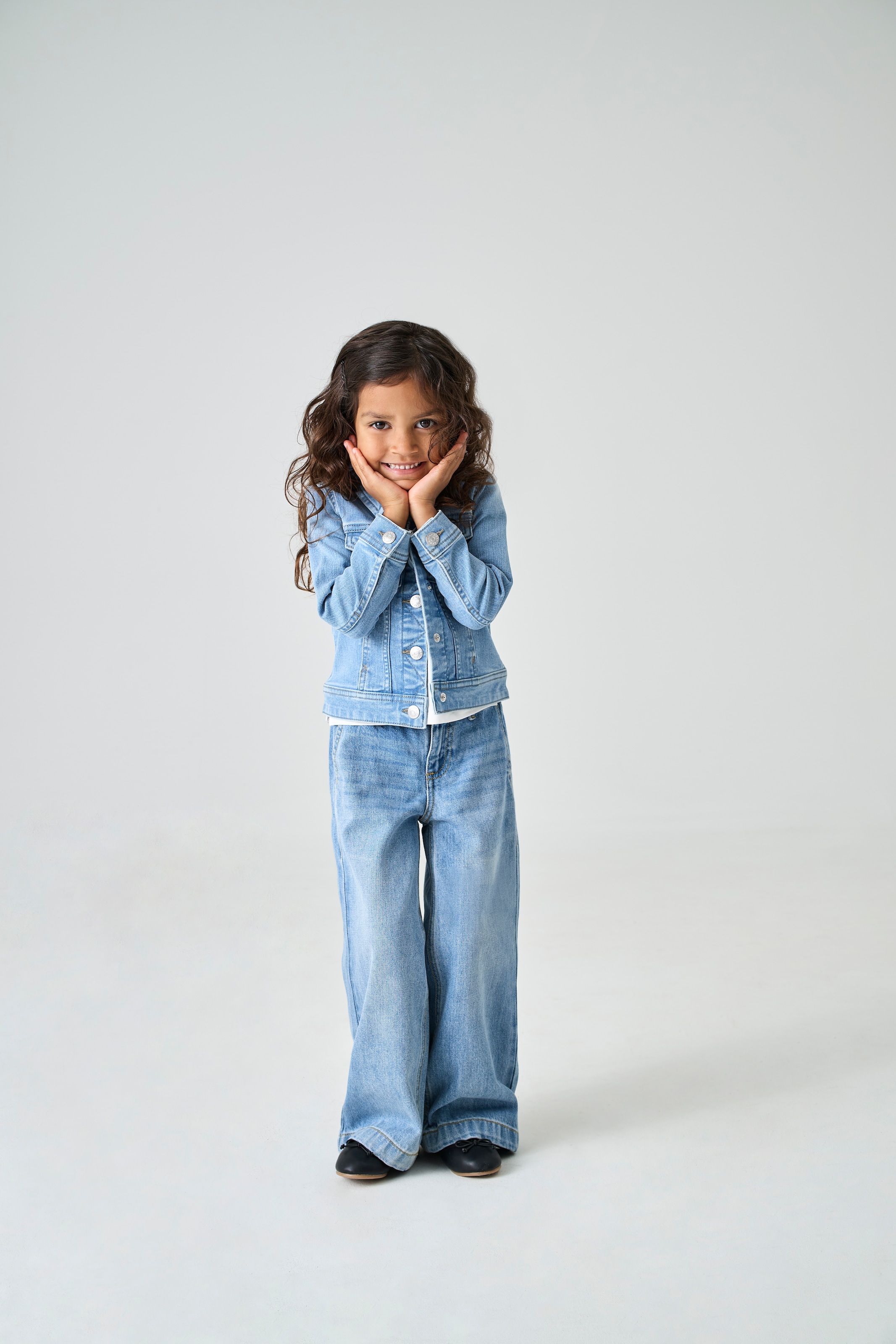 KIDS ONLY Jeansjacke »KMGSARA LIGHT BLUE DNM JACKET NOOS« ohne Kapuze