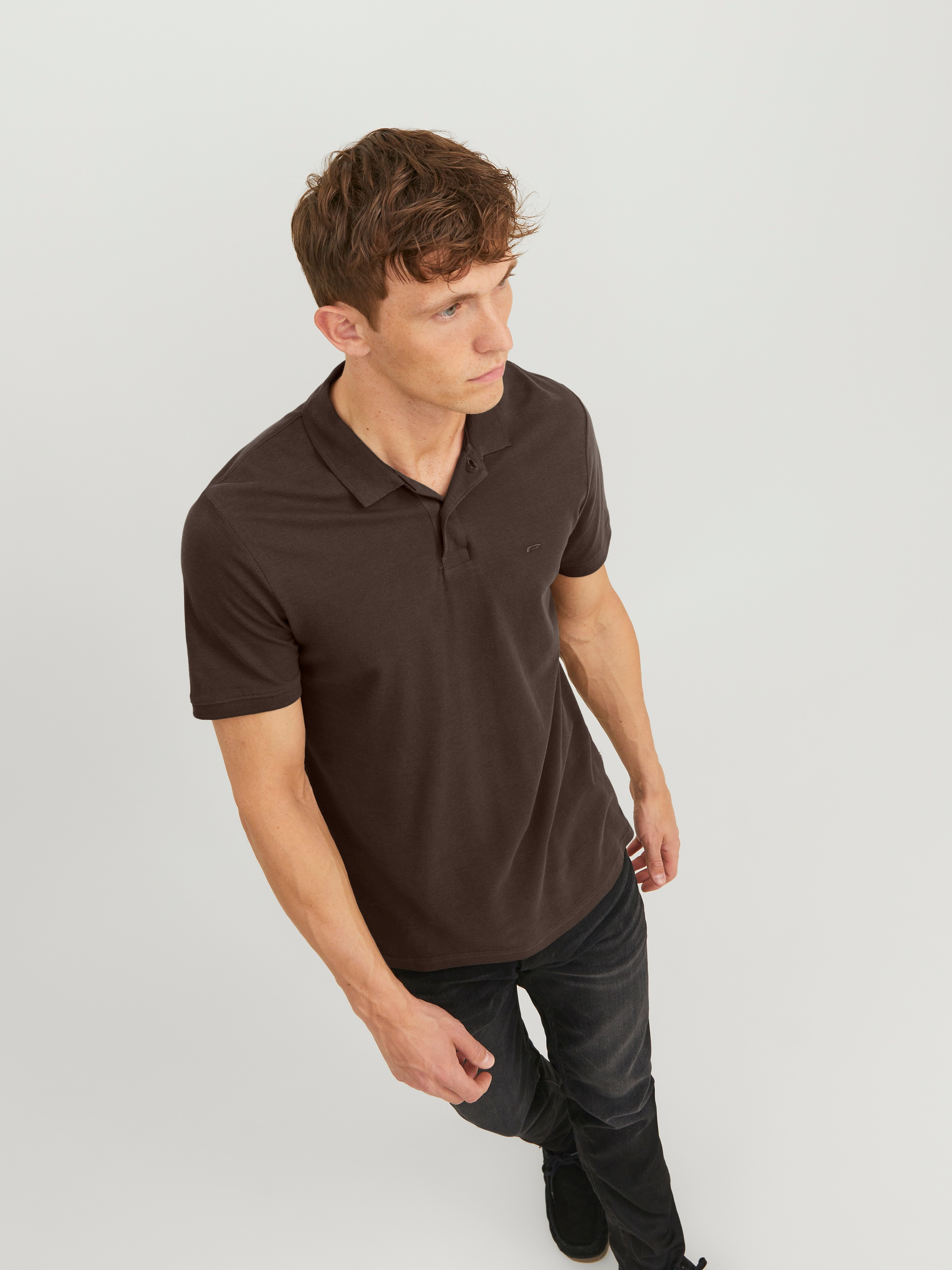 Jack & Jones Poloshirt »JJEBASIC POLO SS NOOS«, mit Logo Stickerei
