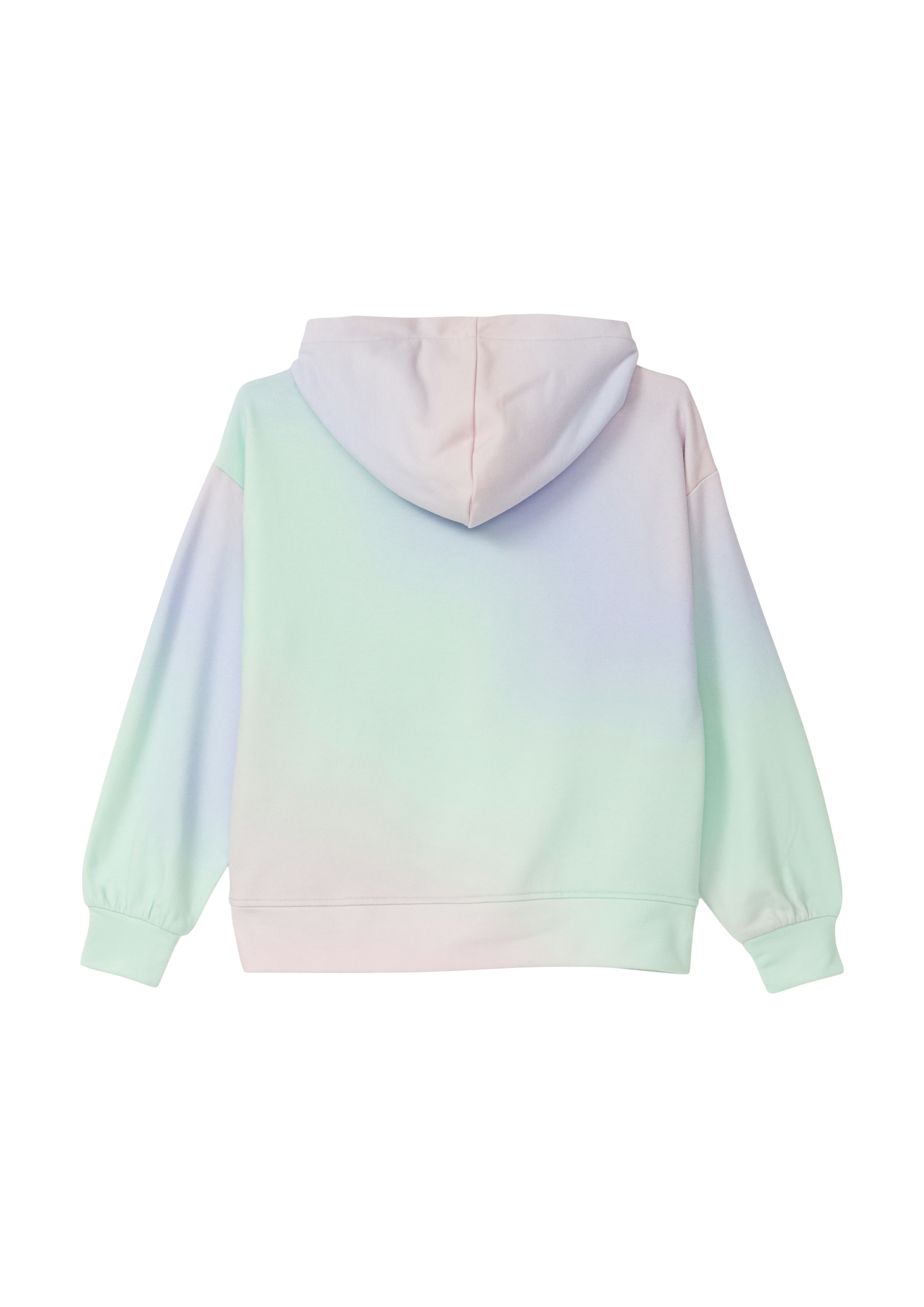 s.Oliver Junior Kapuzensweatshirt , mit Regenbogen-Farbverlauf, für Girls

