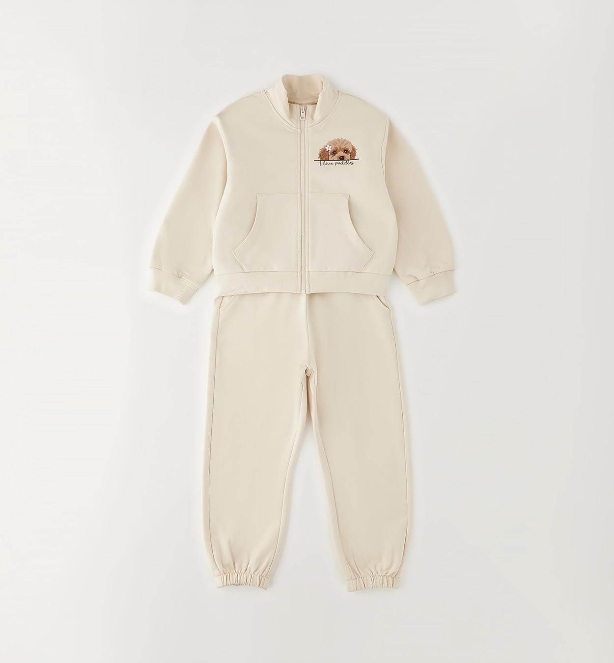 iDo Fleeceoverall »BABY GIRL TWO PIECES SET«