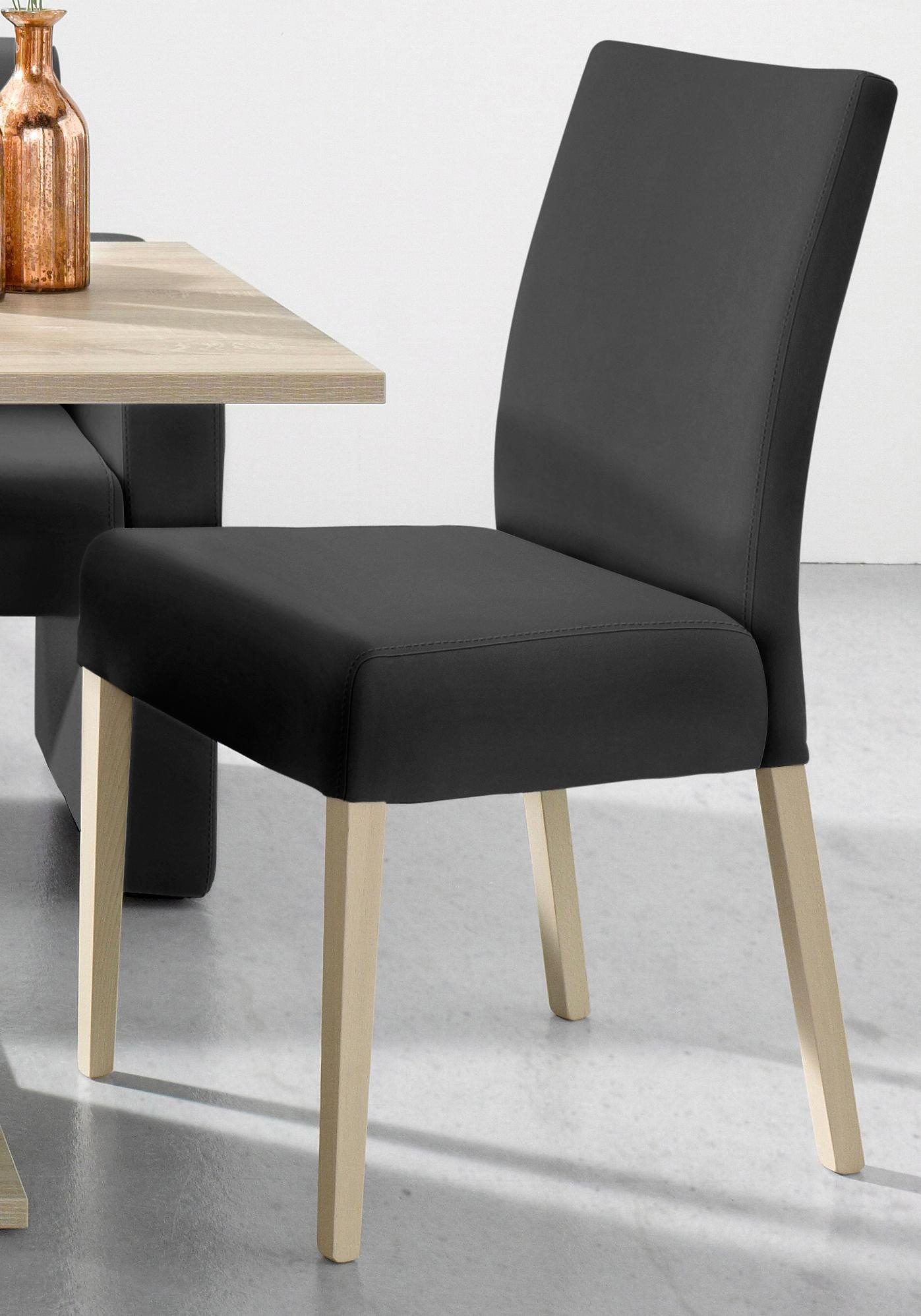 Home affaire 4-Fußstuhl »Umag« (Set) 2 Stk.Sitz und Rücken gepolstert