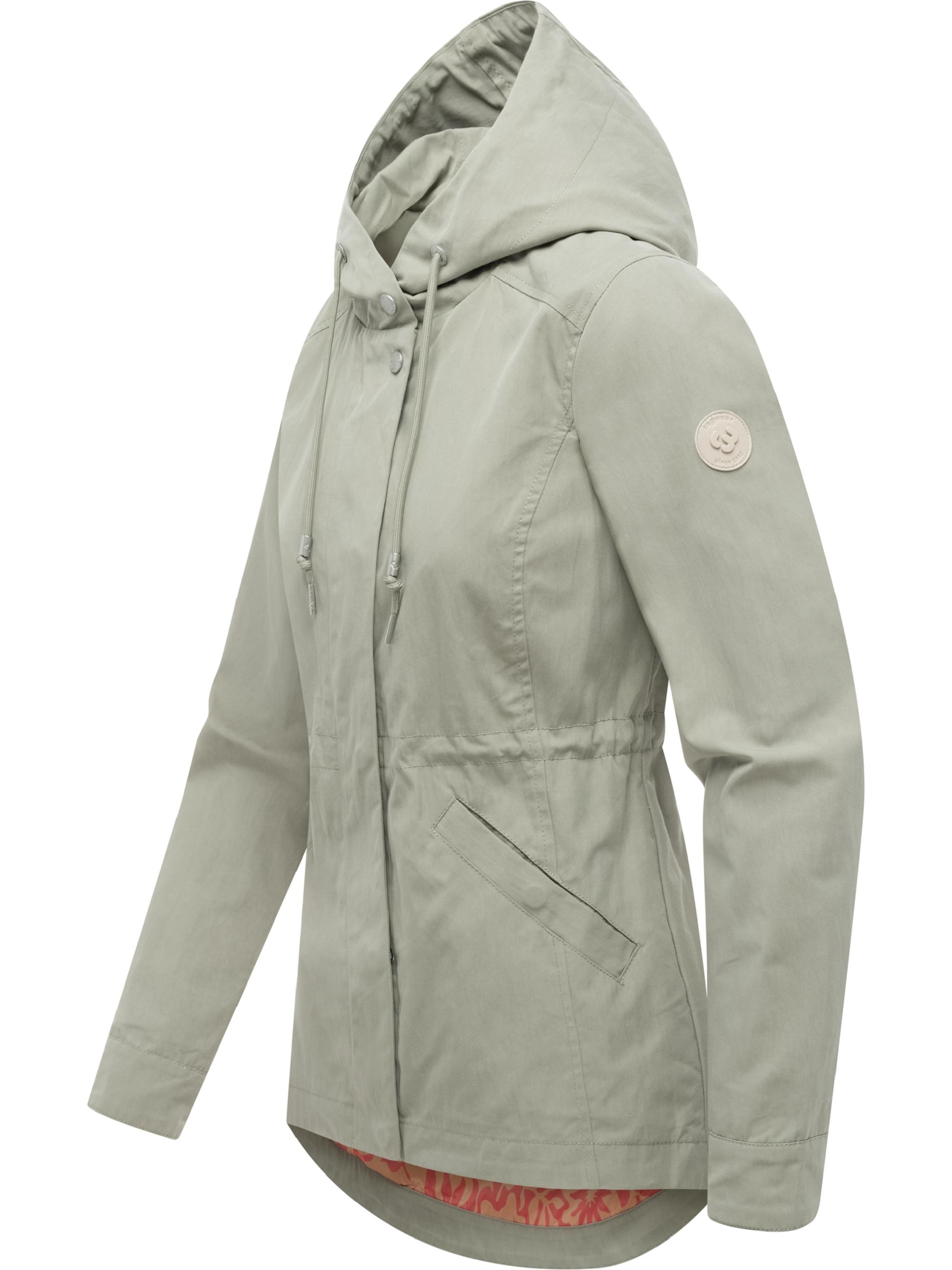 Ragwear Parka »Parka Dankira« mit Kapuze Leichte Übergangsjacke mit verstellbarer Kapuze