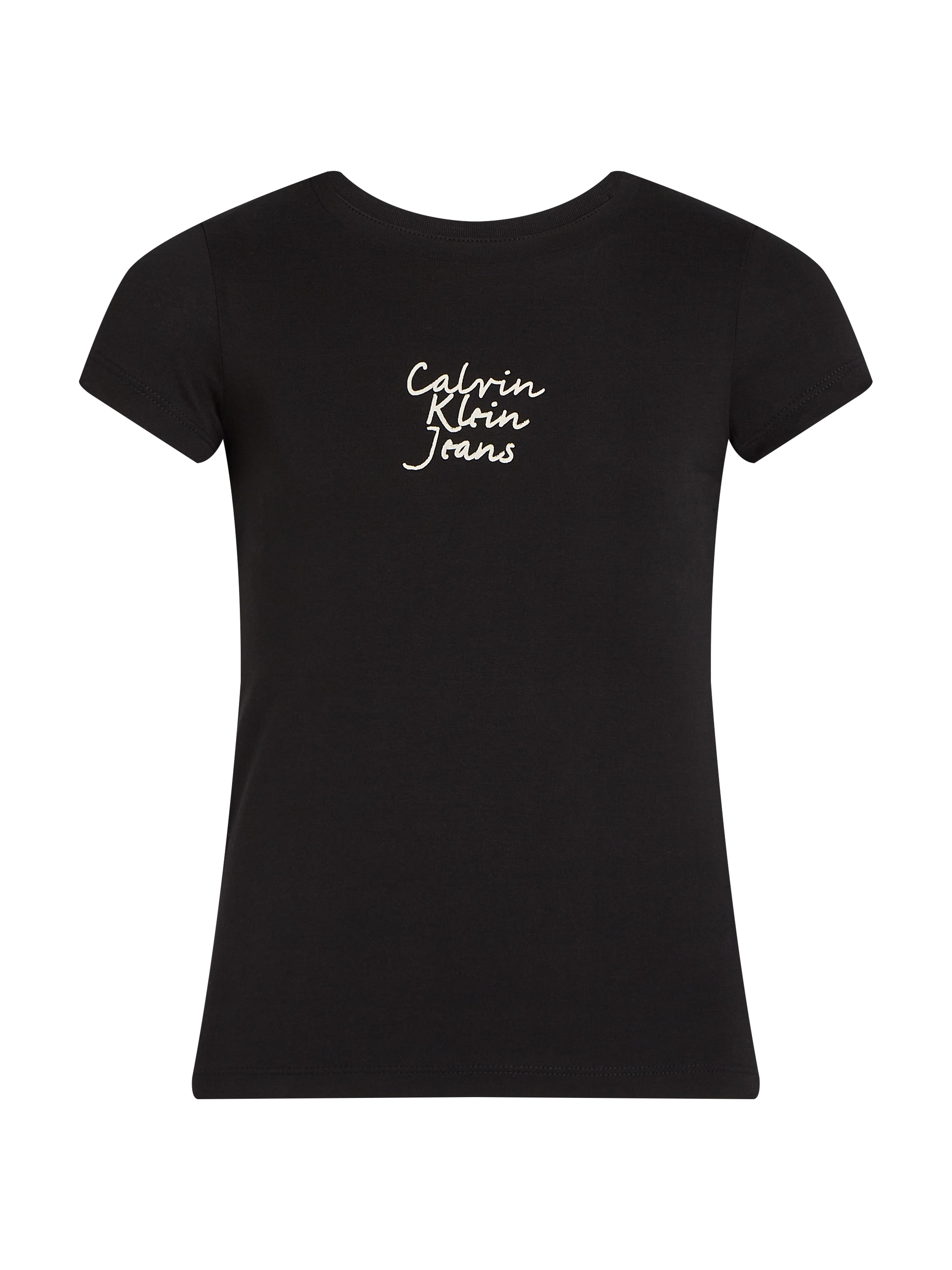 Calvin Klein Jeans Rundhalsshirt »HANDWRITING LOGO SS SLIM T-SHIRT« für Kinder bis 16 Jahre mit Logoschriftzug