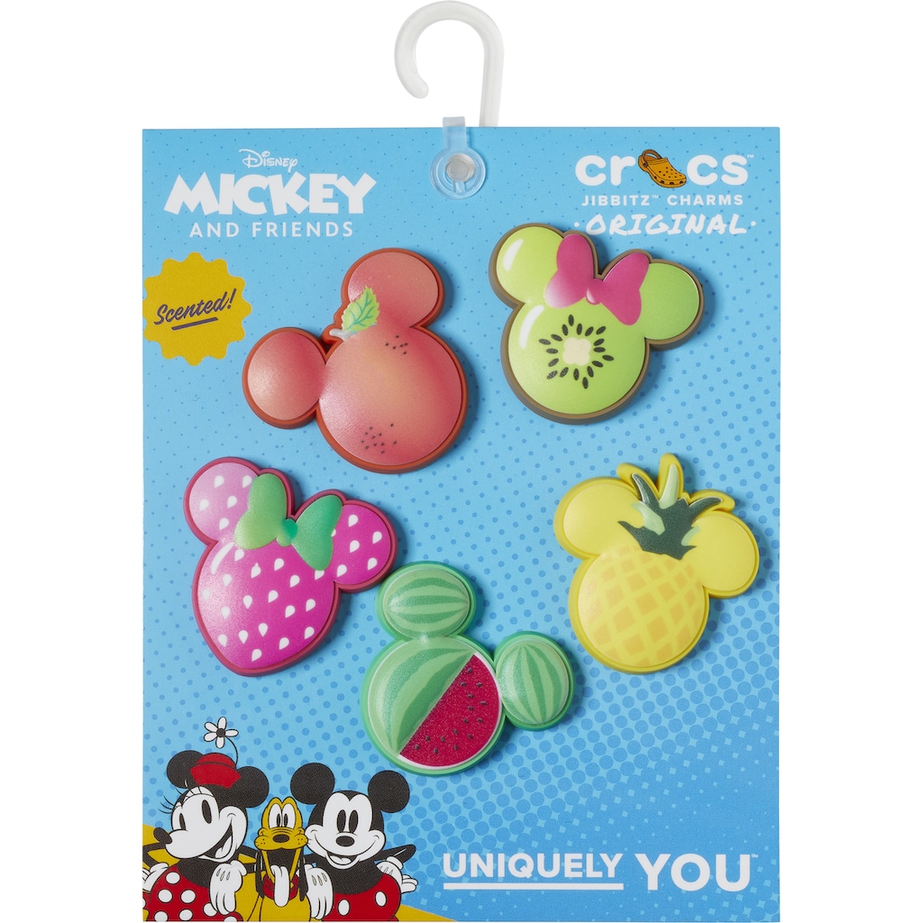 Crocs Schuhanstecker »Jibbitz™ Mickey and Friends Foodie«, (Set, 5 tlg., Kein Spielzeug. Nicht für Kinder unter 3 Jahren geeignet)