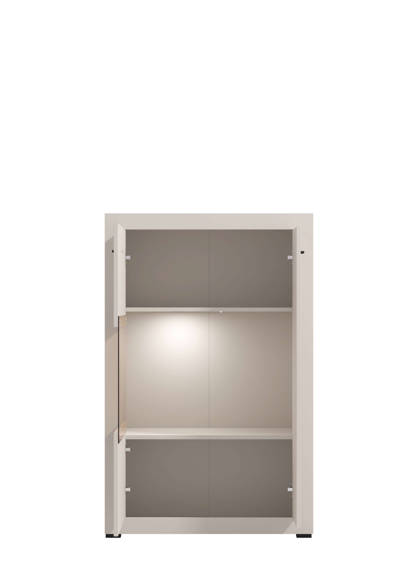 Home affaire Highboard »Warwick, Hochkommode, Vitrine, Glasvitrine, Kombi-Highboard« Modernes Highboard: Kaschmir-Dekor, 2 Türen, Heißfolienprägung