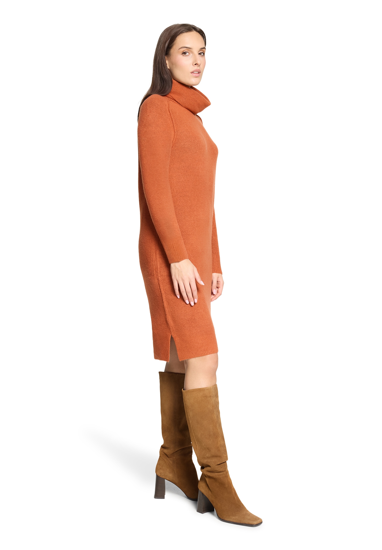 Cartoon Strickkleid »Strickkleid mit Turtle Neck«