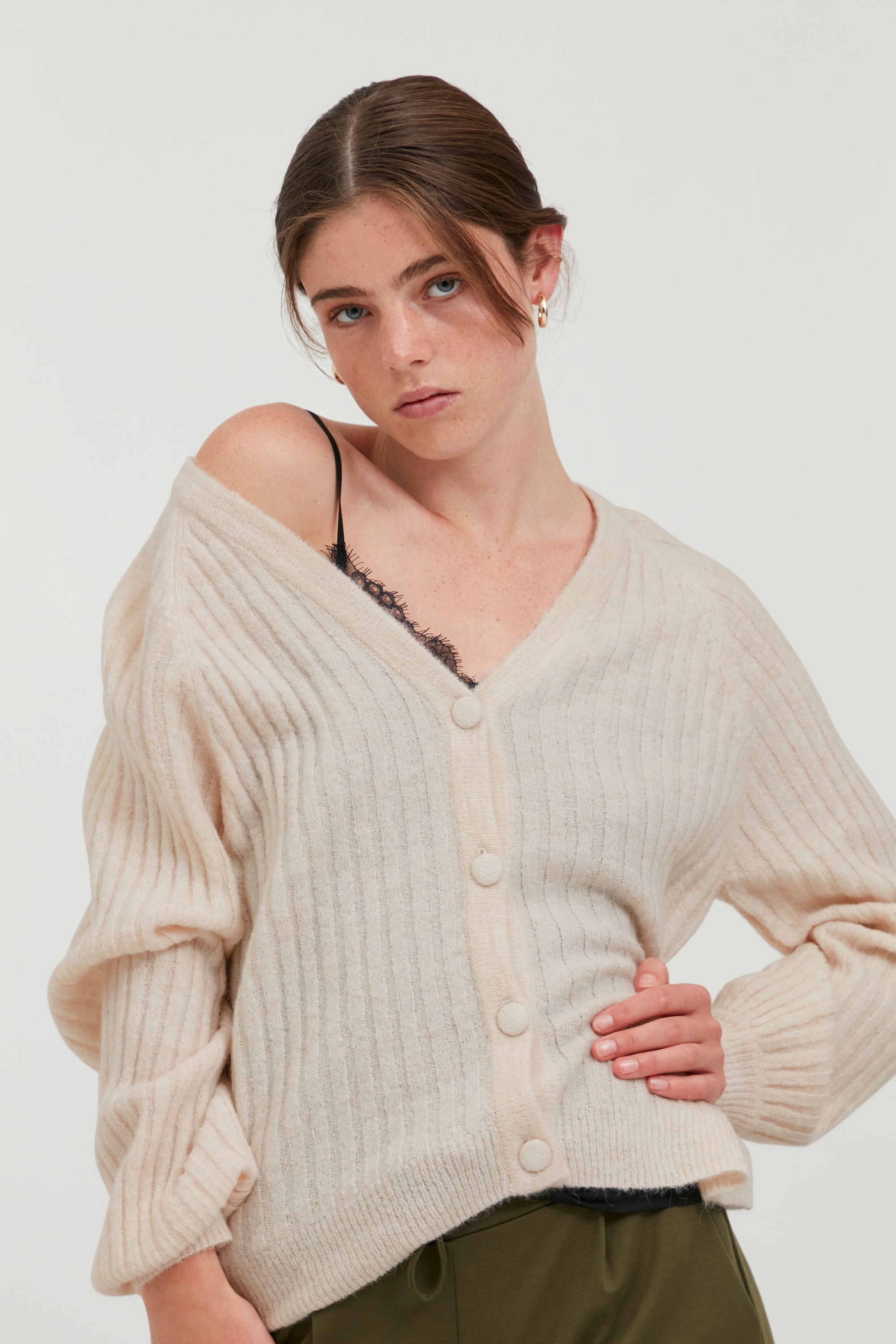 Ichi Strickjacke »Strickjacke IHAmara«