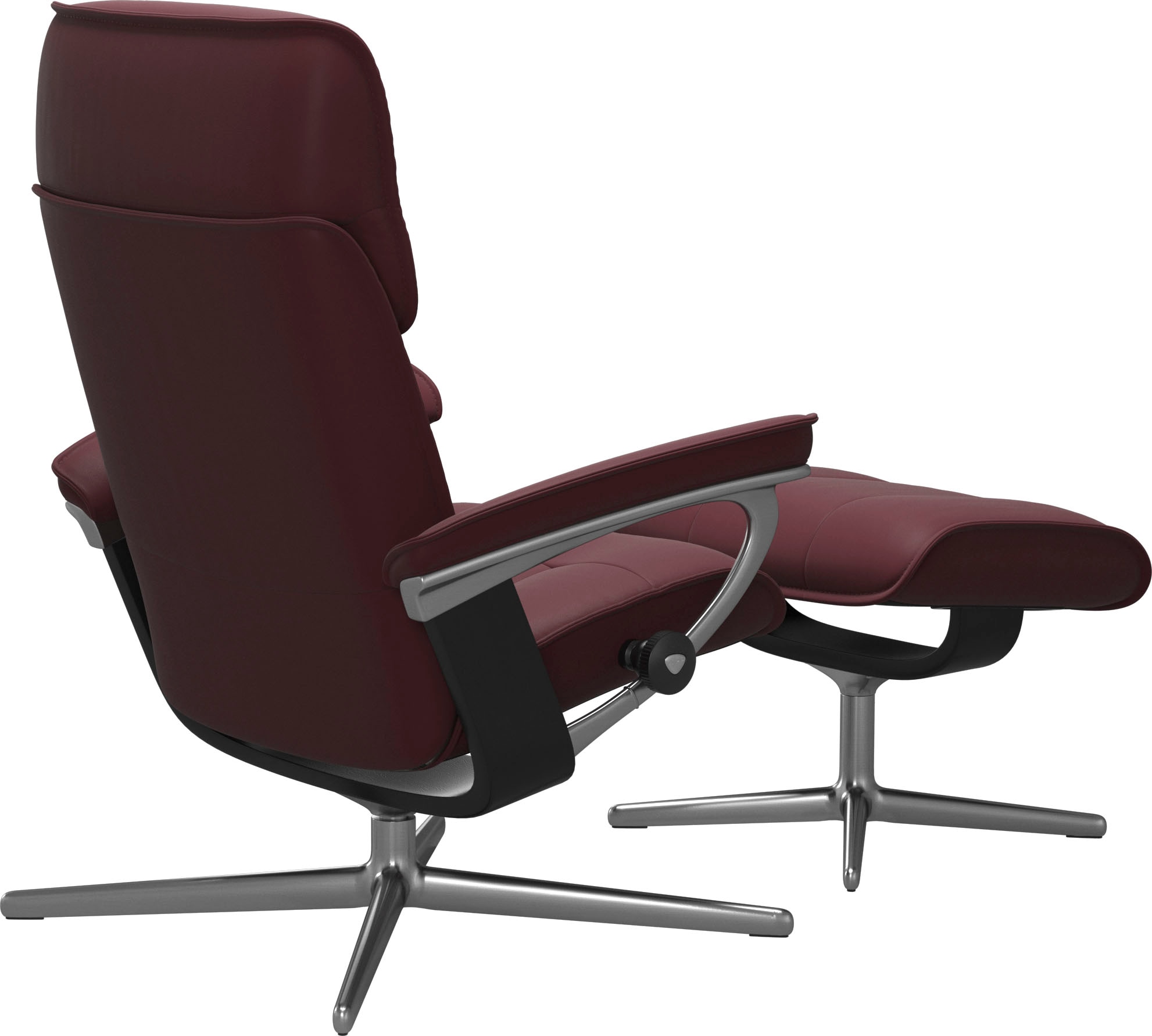 Stressless® Fußhocker »Admiral«, mit Cross Base, Größe M & L, Holzakzent Schwarz