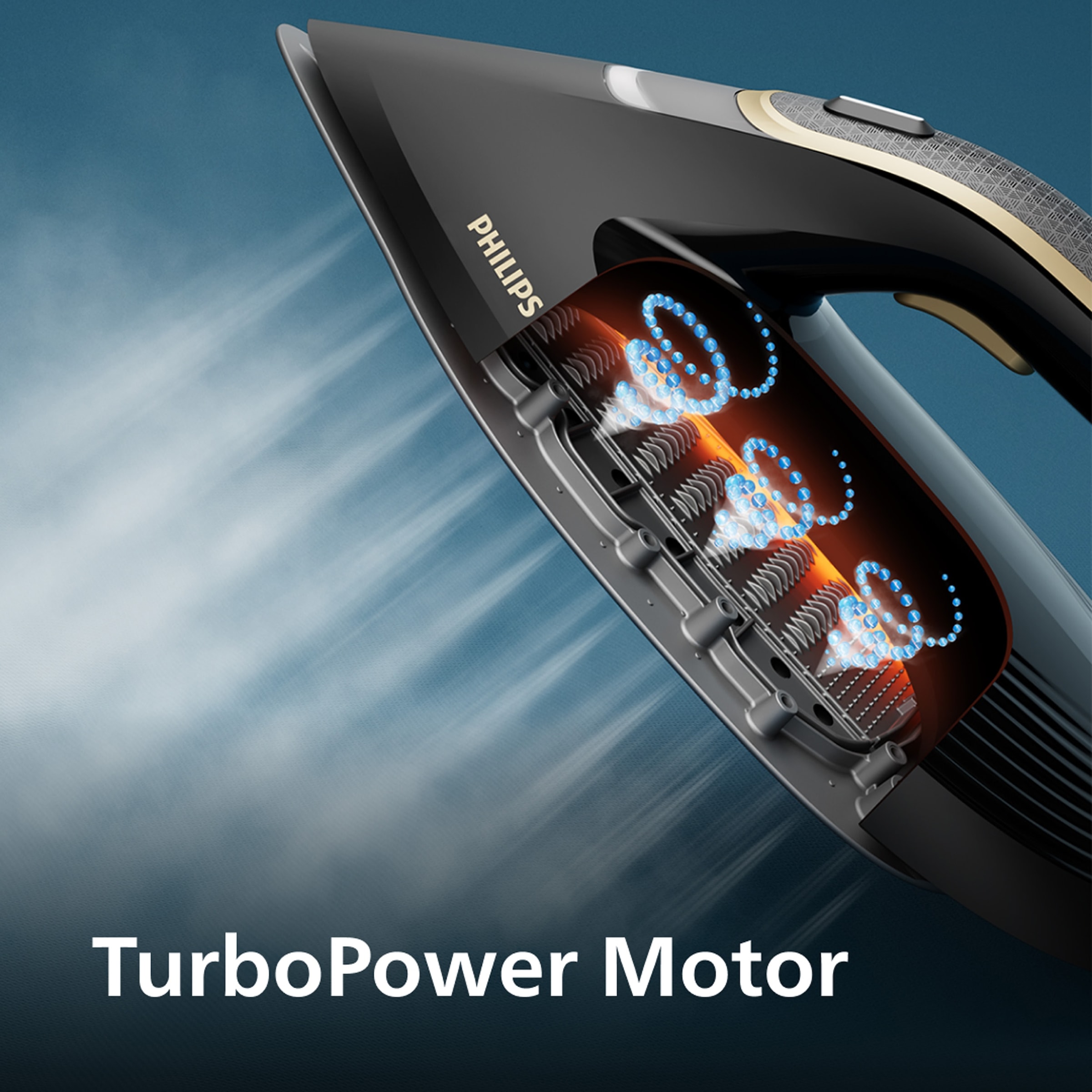 Philips Dampfbügelstation »PerfectCare 7000 Series PSG7200/20, Blau« 1,5 ml Wassertank 2.850 Watt, OptimalTemp & TurboPower-Dampfmotor, 600 gr Dampfstoß