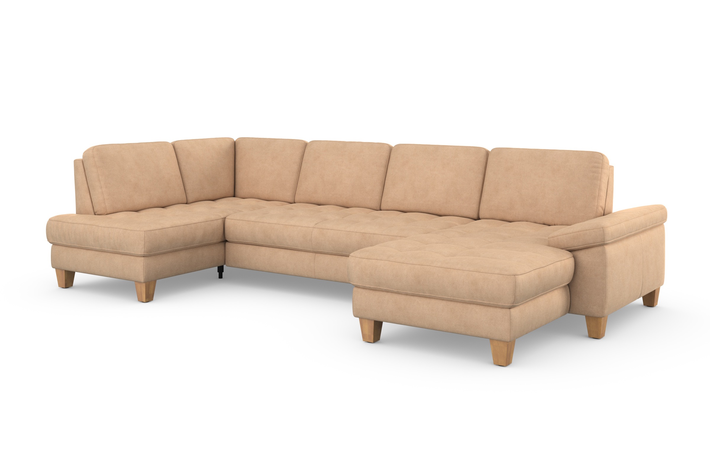 sit&more Wohnlandschaft »Westham U-Form«, wahlweise mit Bettfunktion, Bettkasten, Sitztiefenverstellung