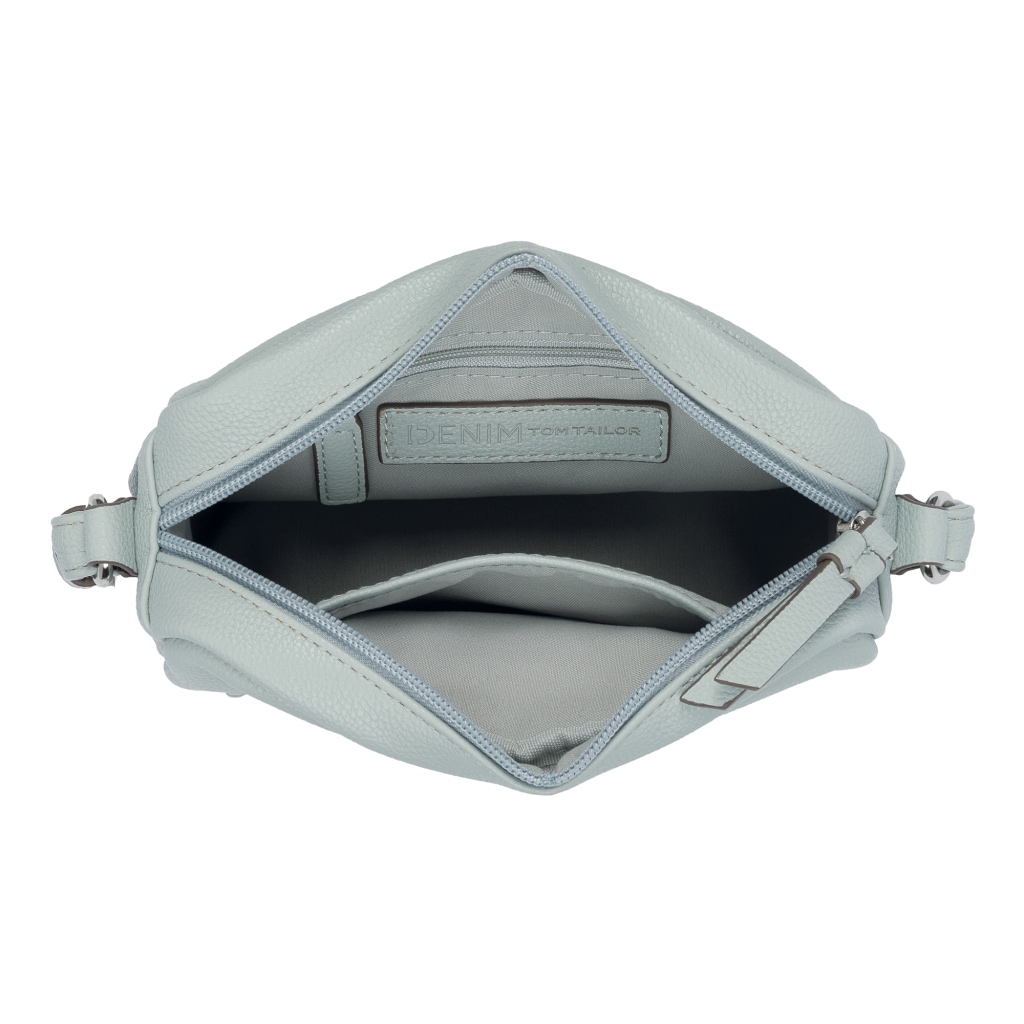 TOM TAILOR Denim Handtasche »Aveline« Damen Umhängetasche, Schultertasche mit glänzendem 3D-Logo