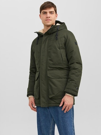 Parka »JJECLIP PARKA SN«, mit Kapuze