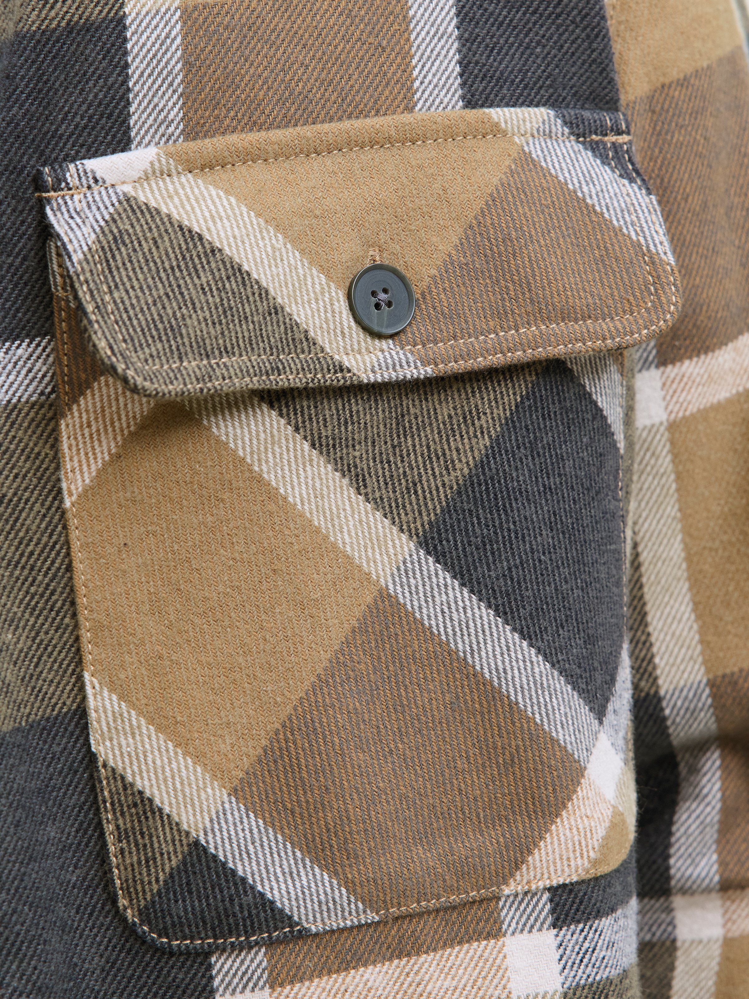 Jack & Jones Langarmhemd »JPRRAYLE MELANGE CHECK L/S OVERSHIRT SN«