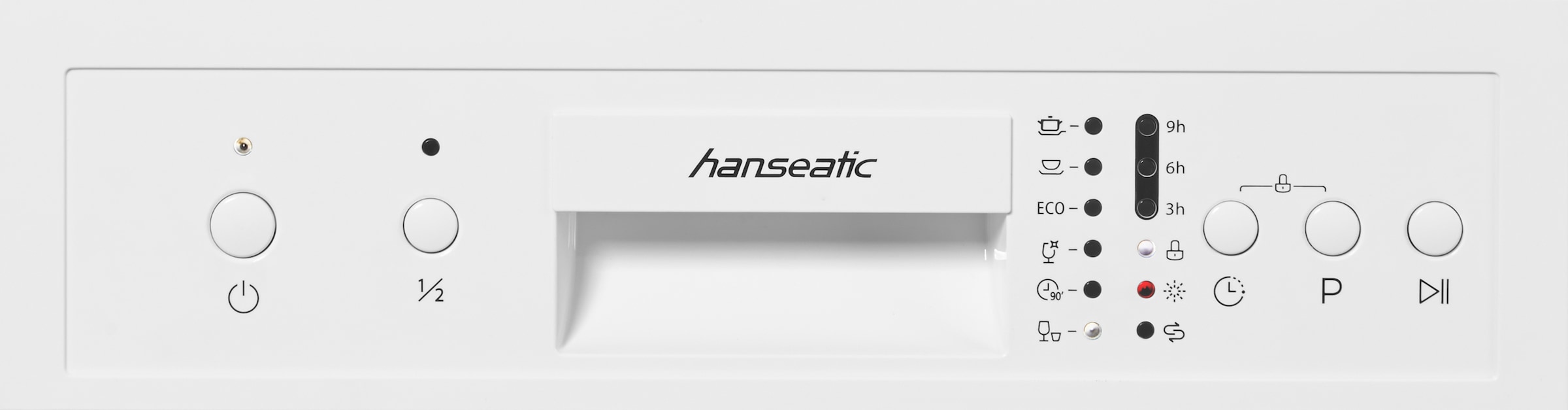 Hanseatic Standgeschirrspüler »HG4585E97636W«, HG4585E97636W, 3 Garantie Maßgedecke XXL Jahren mit 9