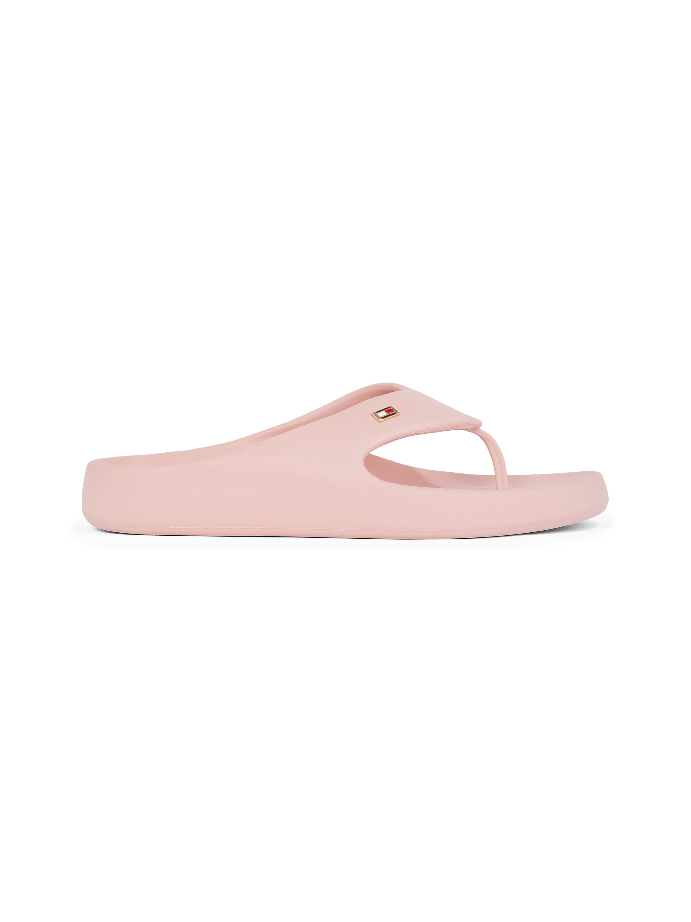 Tommy Hilfiger Zehentrenner »TH COMFORT BEACH SANDAL«, Dianette, Sommerschuh, Bequemschuh mit kleiner Logostickerei