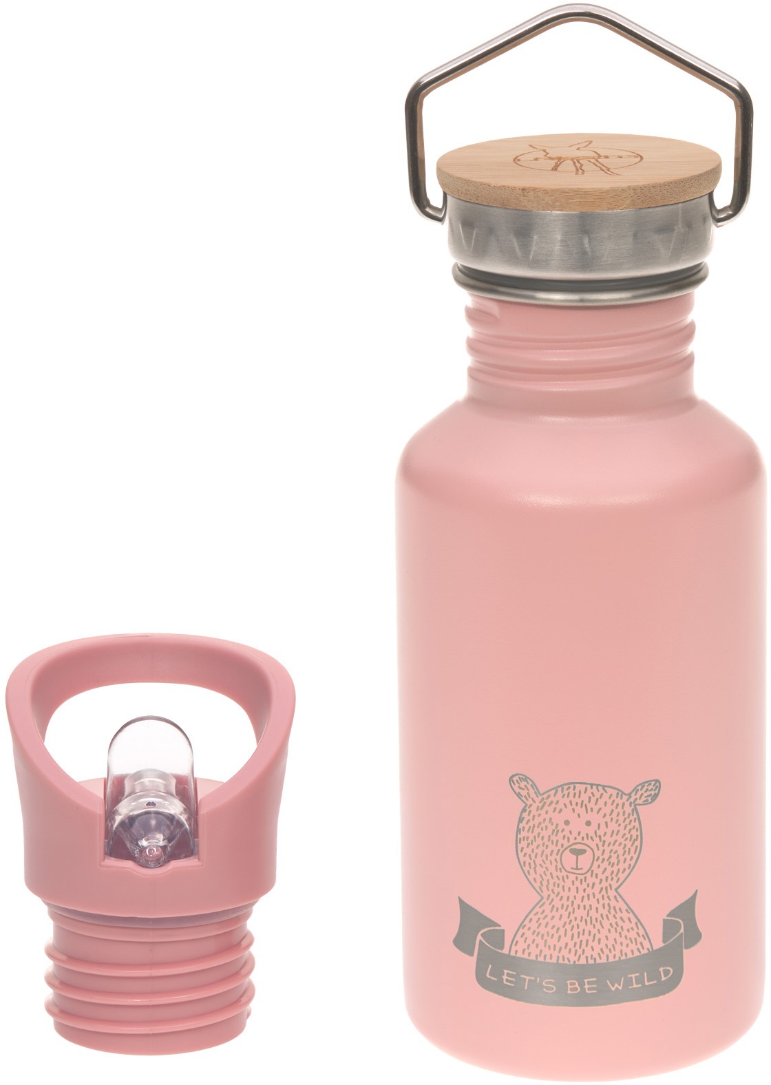 LÄSSIG Trinkflasche »Adventure, rose« kaufen