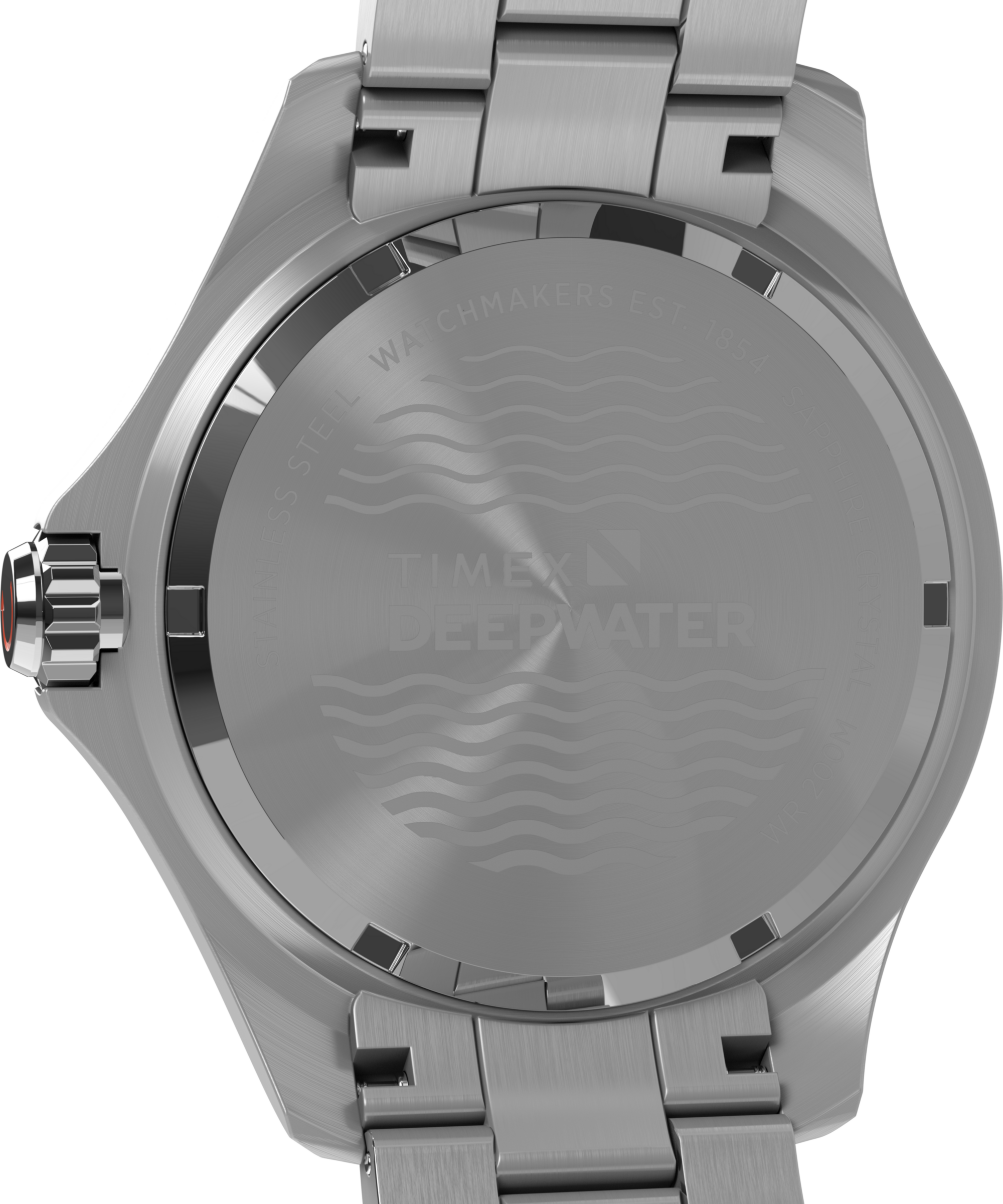 Timex Quarzuhr »DEEP WATER MERIDIAN« Armbanduhr, Herrenuhr, Edelstahlarmband, Datum, Leuchtzeiger