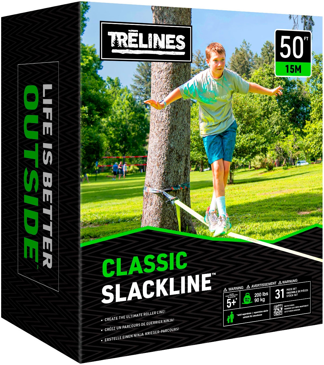 Slackline »Klassische Slackline – 15 m«