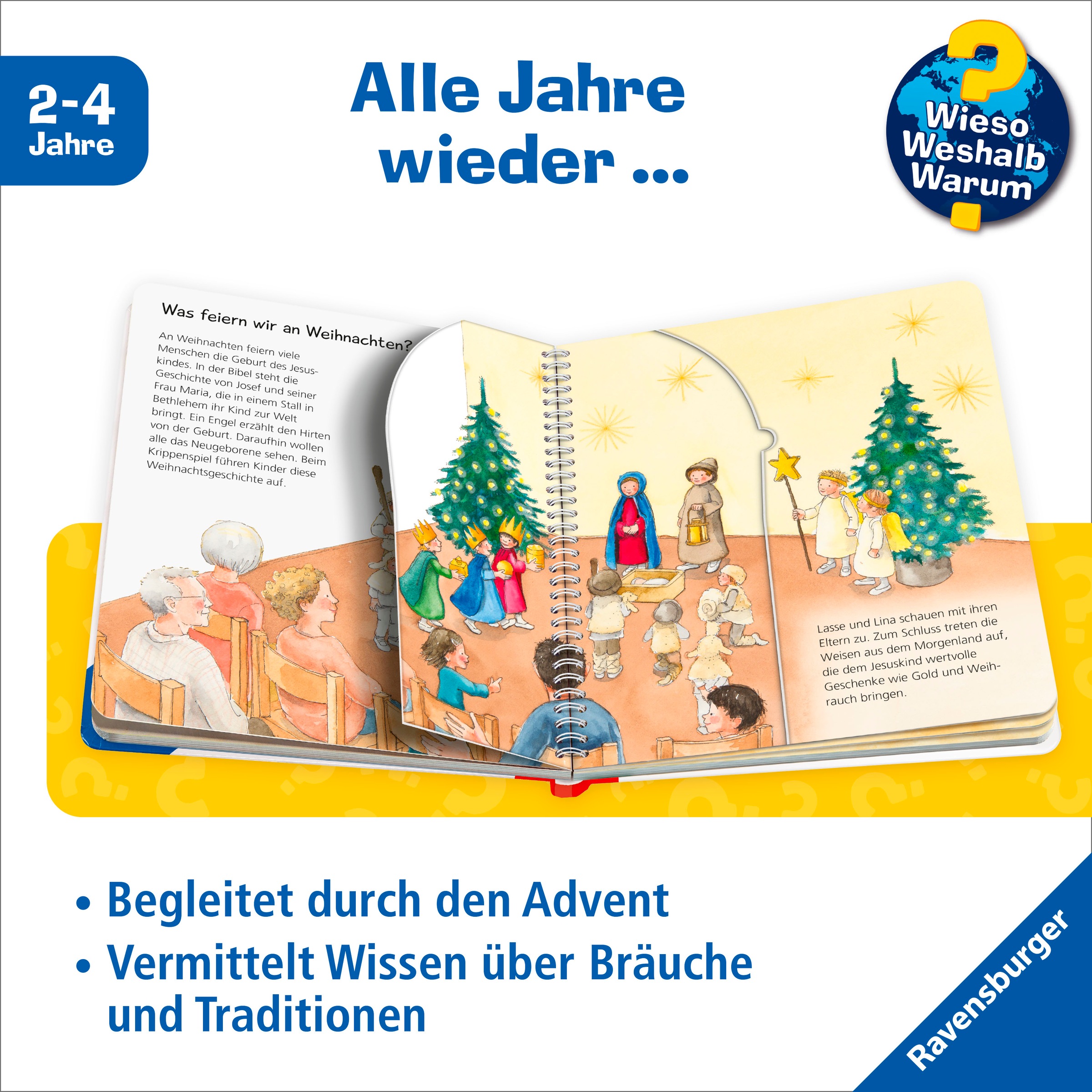 Ravensburger Kinderbuch »Wieso? Weshalb? Warum? junior, Band 44 Was machen wir an Weihnachten?«
