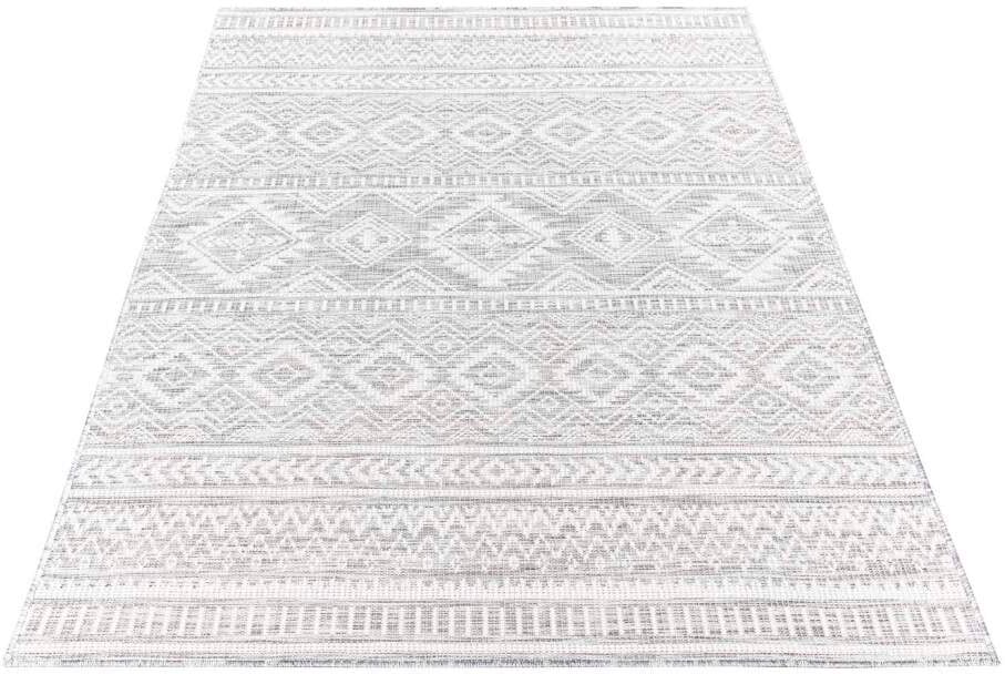 Carpet City Outdoorteppich »PALM 3522« rechteckig 5 mm Höhe Läufer, Wetterfest & UV-beständig, für Balkon, Terrasse, Küche, flach