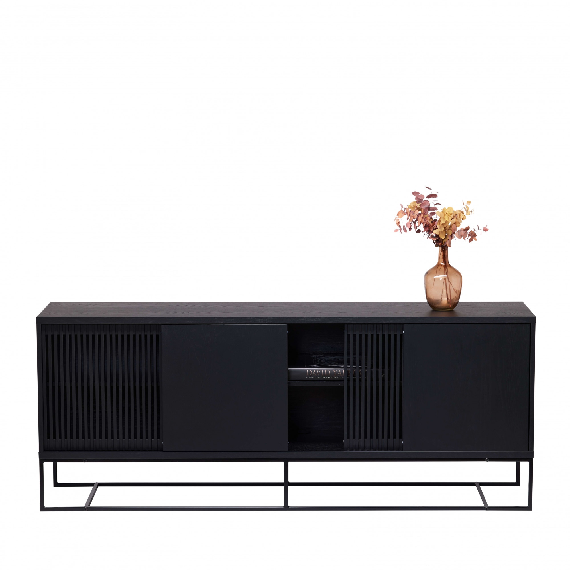 Woodman Sideboard »Ende«, Kommode, teilmassiv, Metallfüße, Breite 188 cm