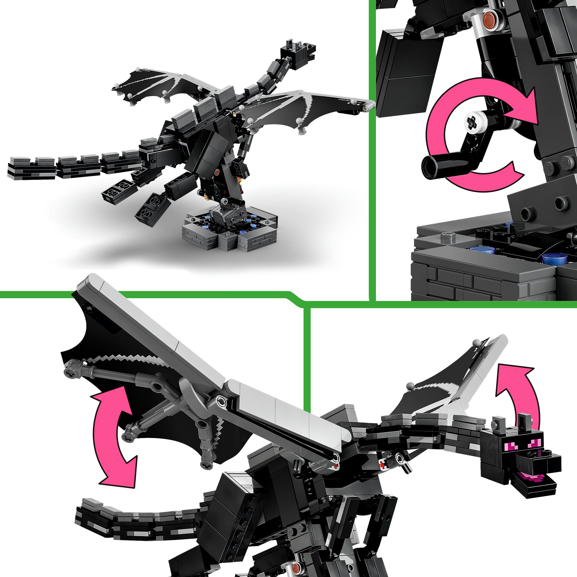 LEGO® Konstruktionsspielsteine »Der Enderdrache (21595), LEGO Minecraft« Made in Europe