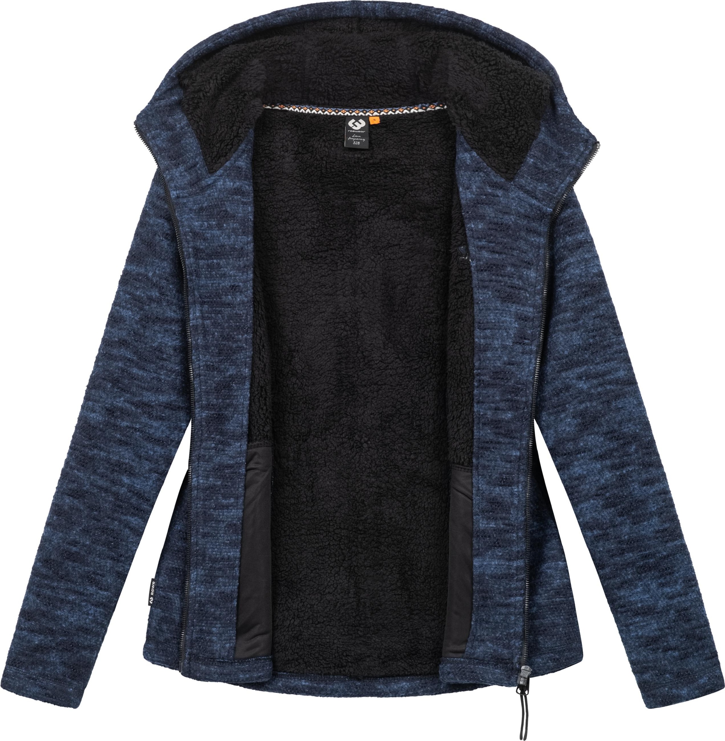 Ragwear Kapuzensweatjacke »Kapuzenstrickjacke Lyshka Melange«