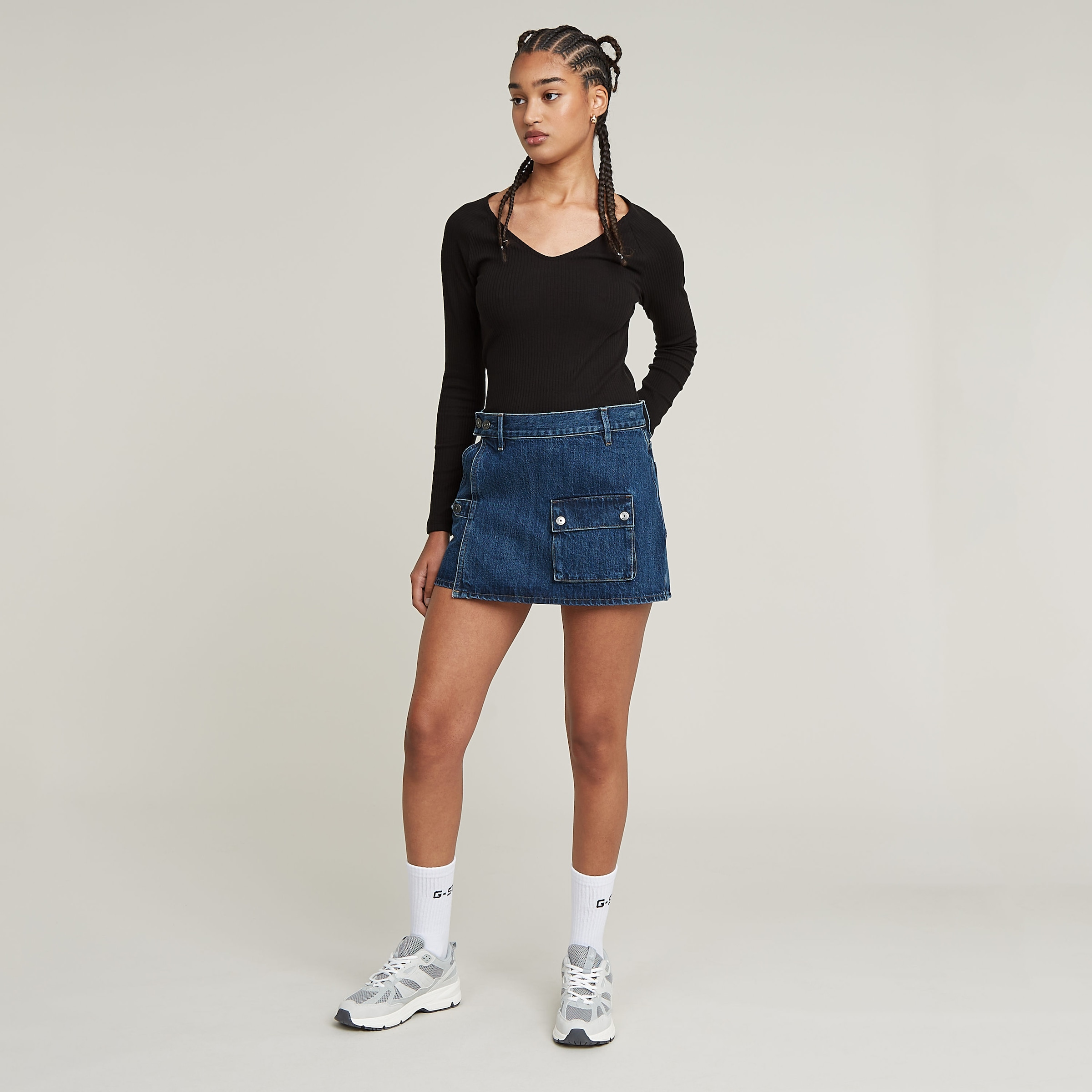 G-STAR Longsleeve »Slim Rib«, mit Stretchanteil