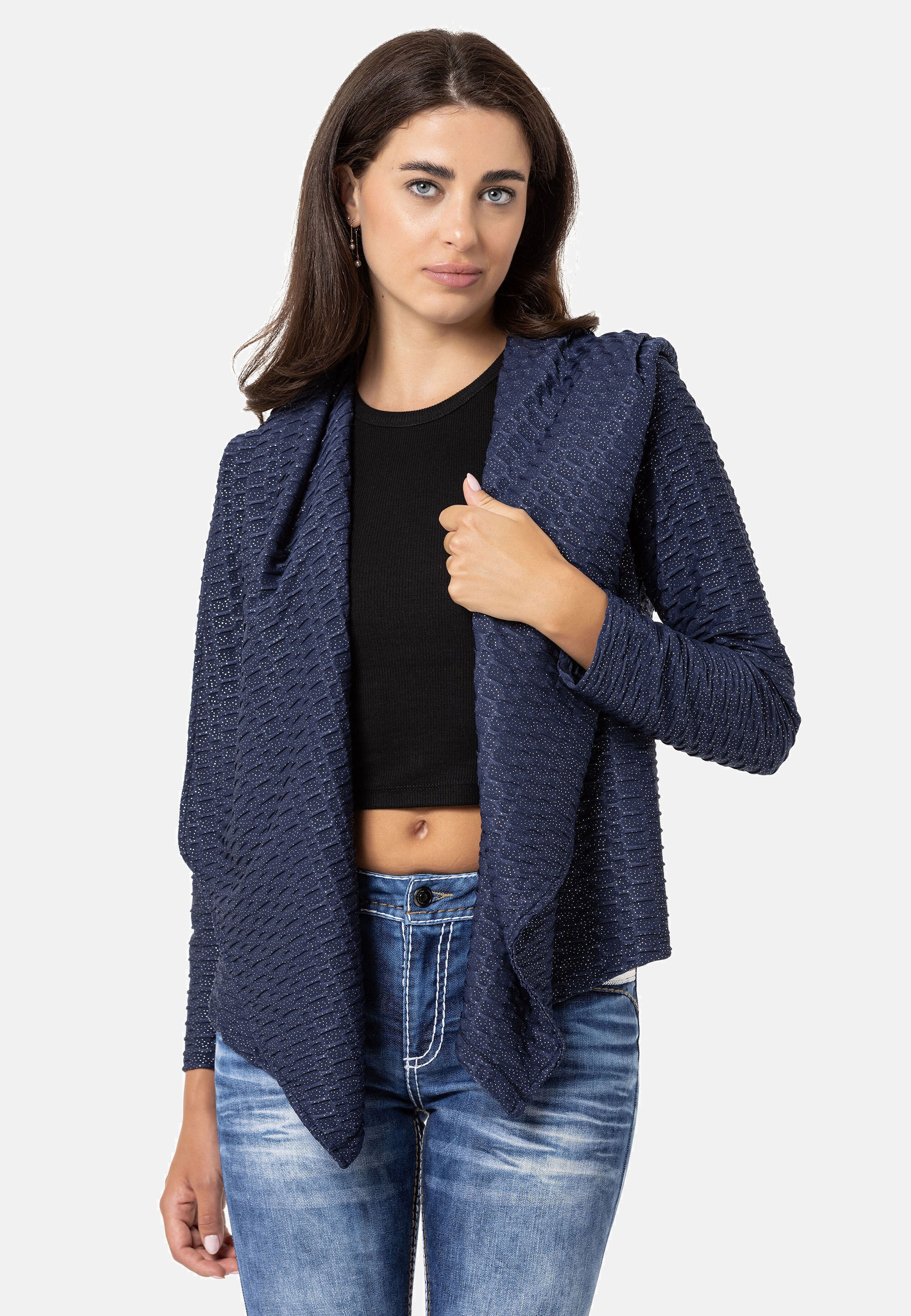 Cipo & Baxx Sweatjacke »Cipo & Baxx Sweatjacke WL360« mit Kapuze