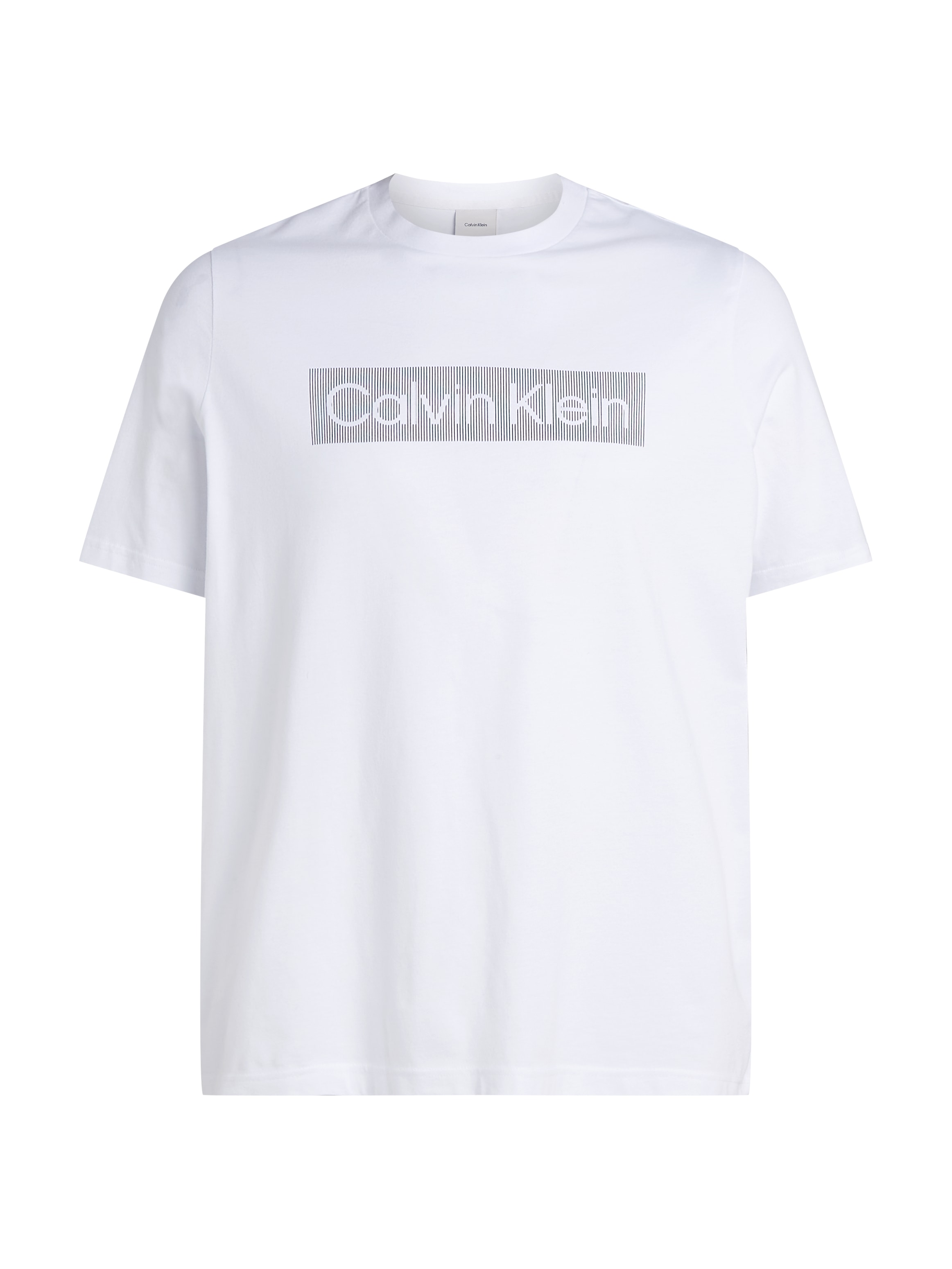 Calvin Klein Big&Tall T-Shirt »BT_BOX STRIPED LOGO T-SHIRT«, in Großen Größen mit Logoschriftzug