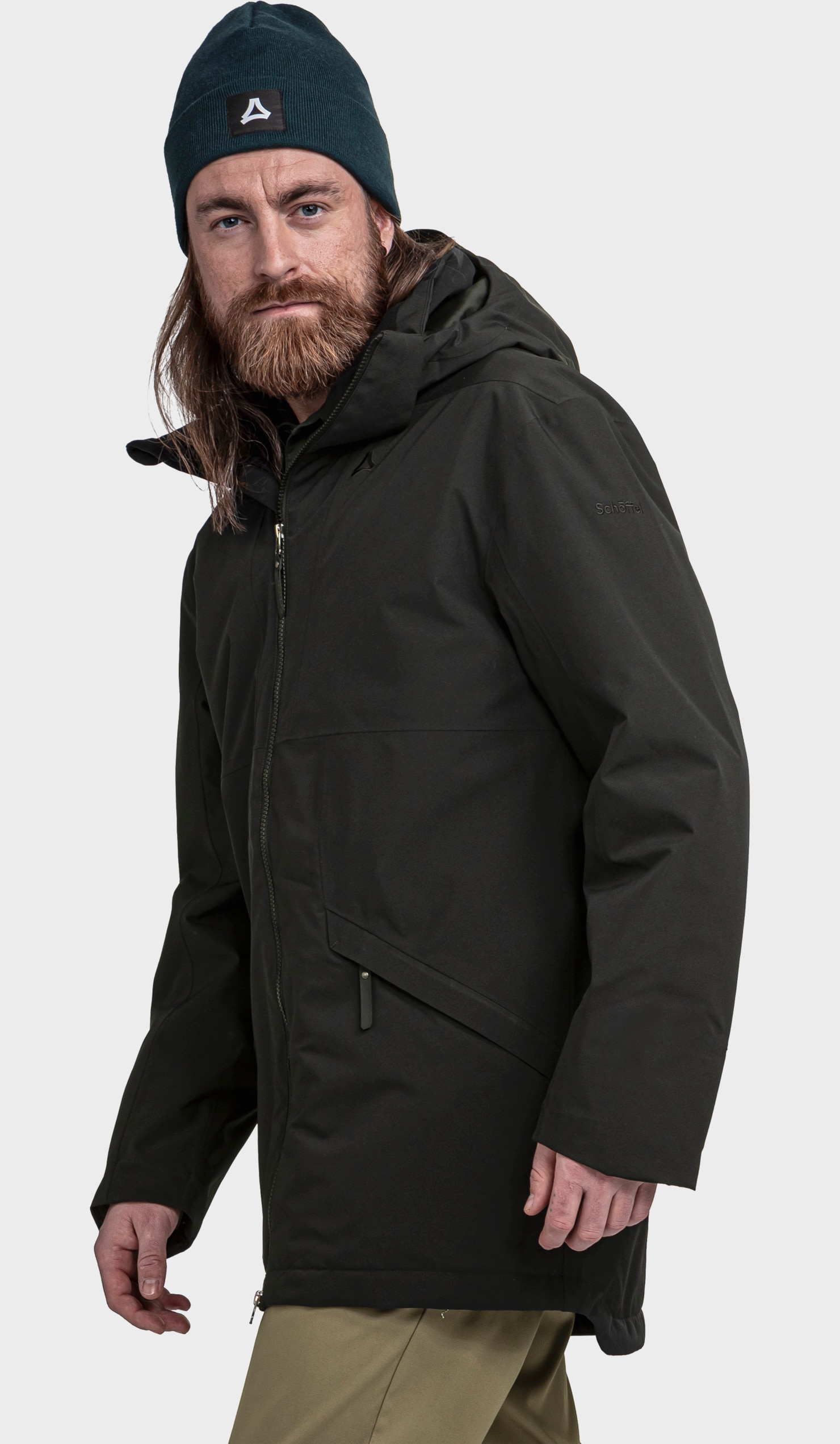 Schöffel Langjacke »Ins Parka Style Malkay MNS« mit Kapuze