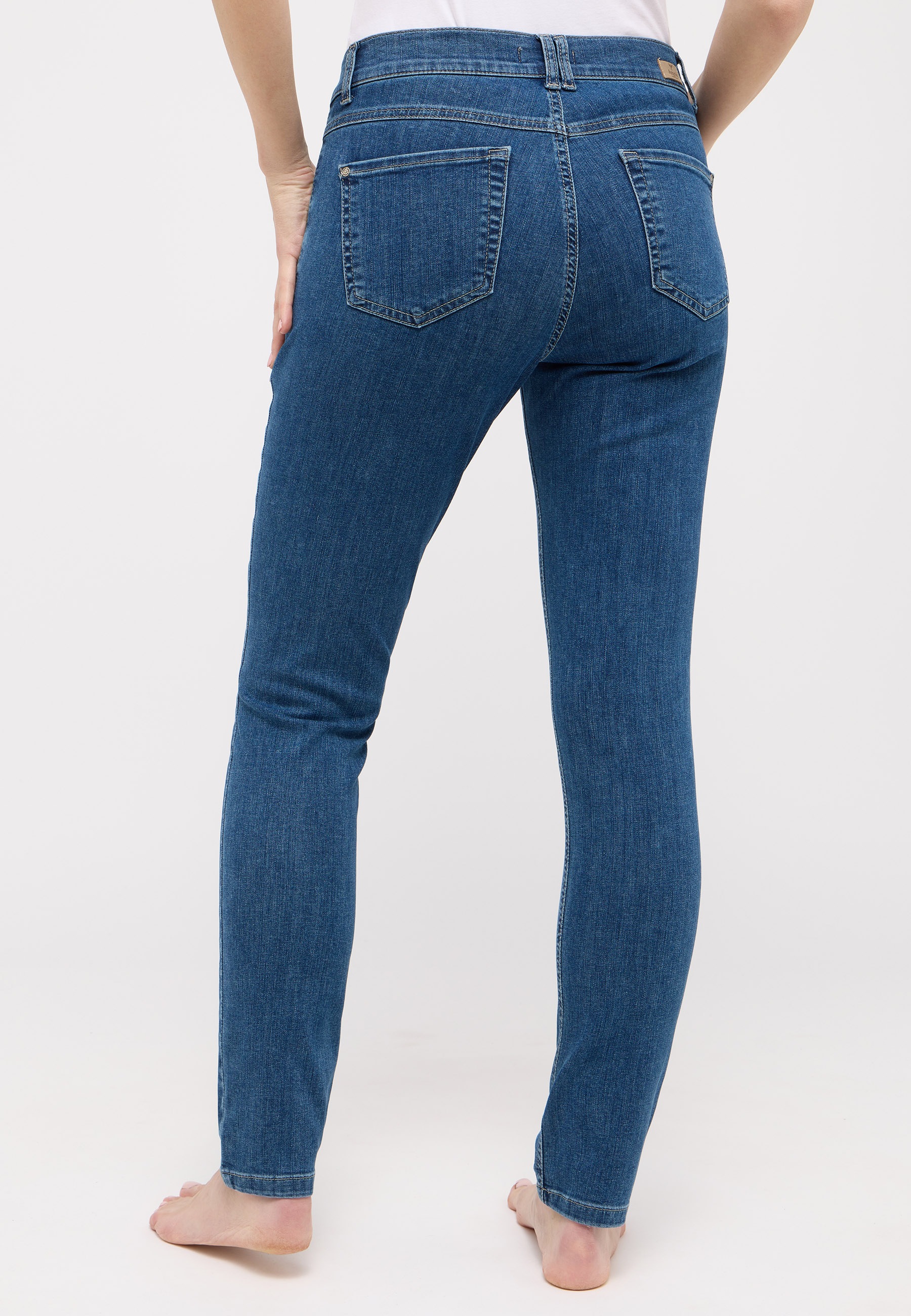 ANGELS Slim-fit-Jeans »SKINNY BUTTON«