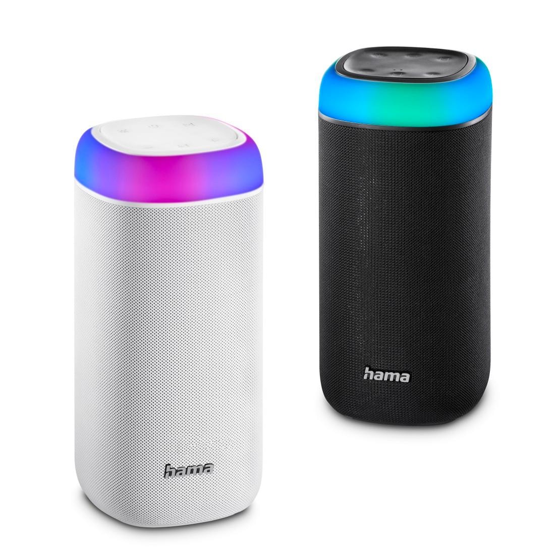 Hama Bluetooth-Lautsprecher »Bluetooth Box LED UNIVERSAL XXL ➥ | Bass Sound Garantie W 30 spritzwassergeschützt« 360ᵒ Xtra 3 Jahre