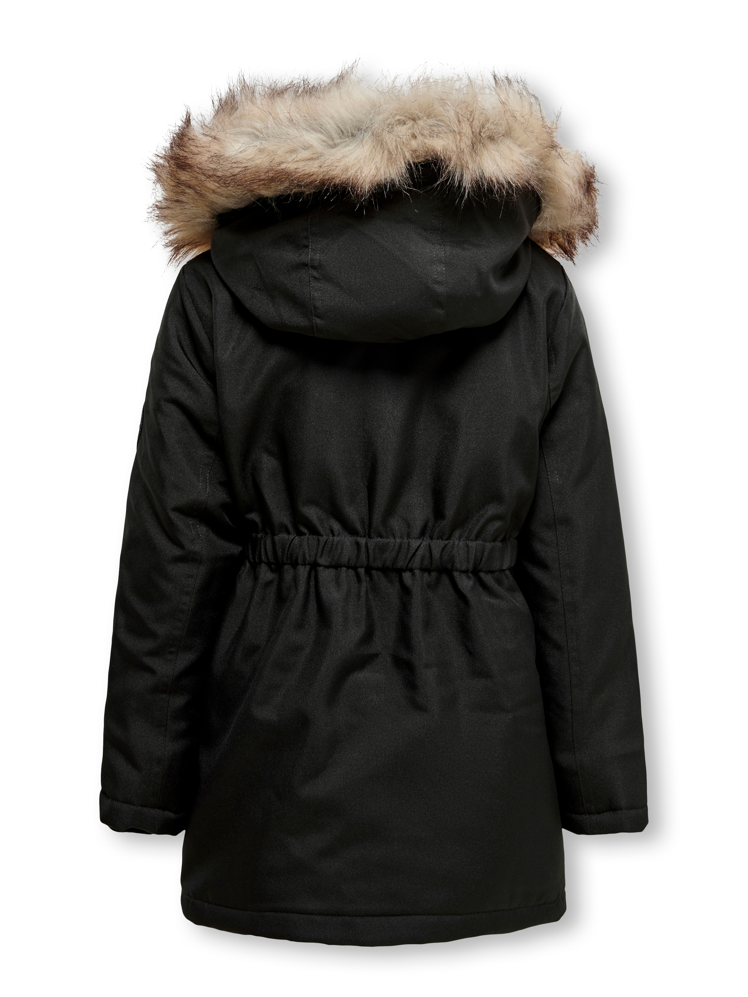 KIDS ONLY Winterjacke »KOGIRIS FUR PARKA OTW« mit Kapuze mit elastischem Taillengummi